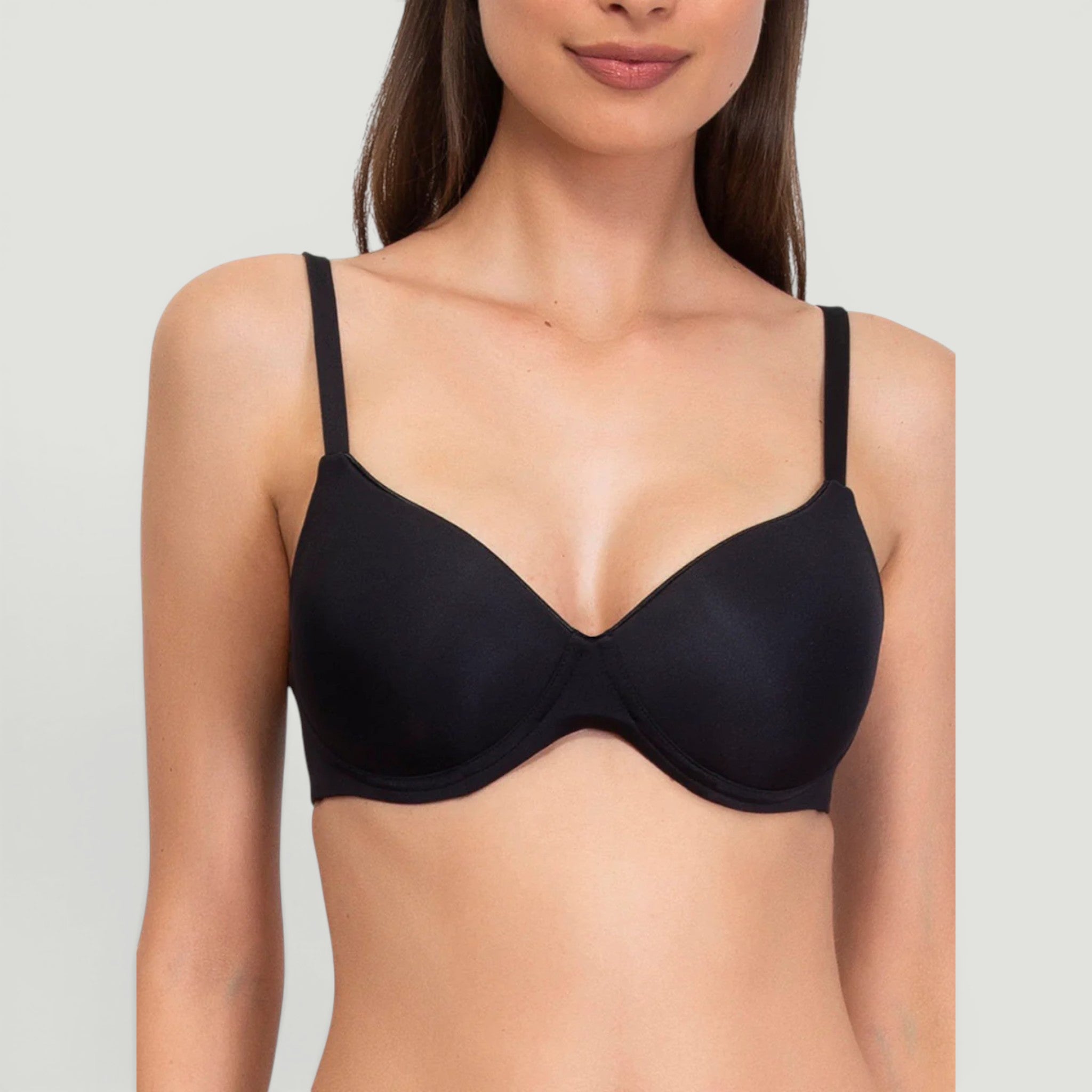 REGGISENO COPPA B CON COPPA GRADUATA COPPA B - NERO