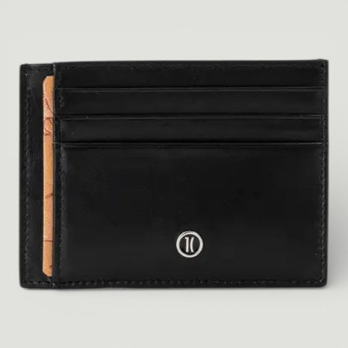 ALVIERO MARTINI 1 ^CLASSE PORTA CARTE DI CREDITO GEO CLASSIC W366 BLACK UOMO
