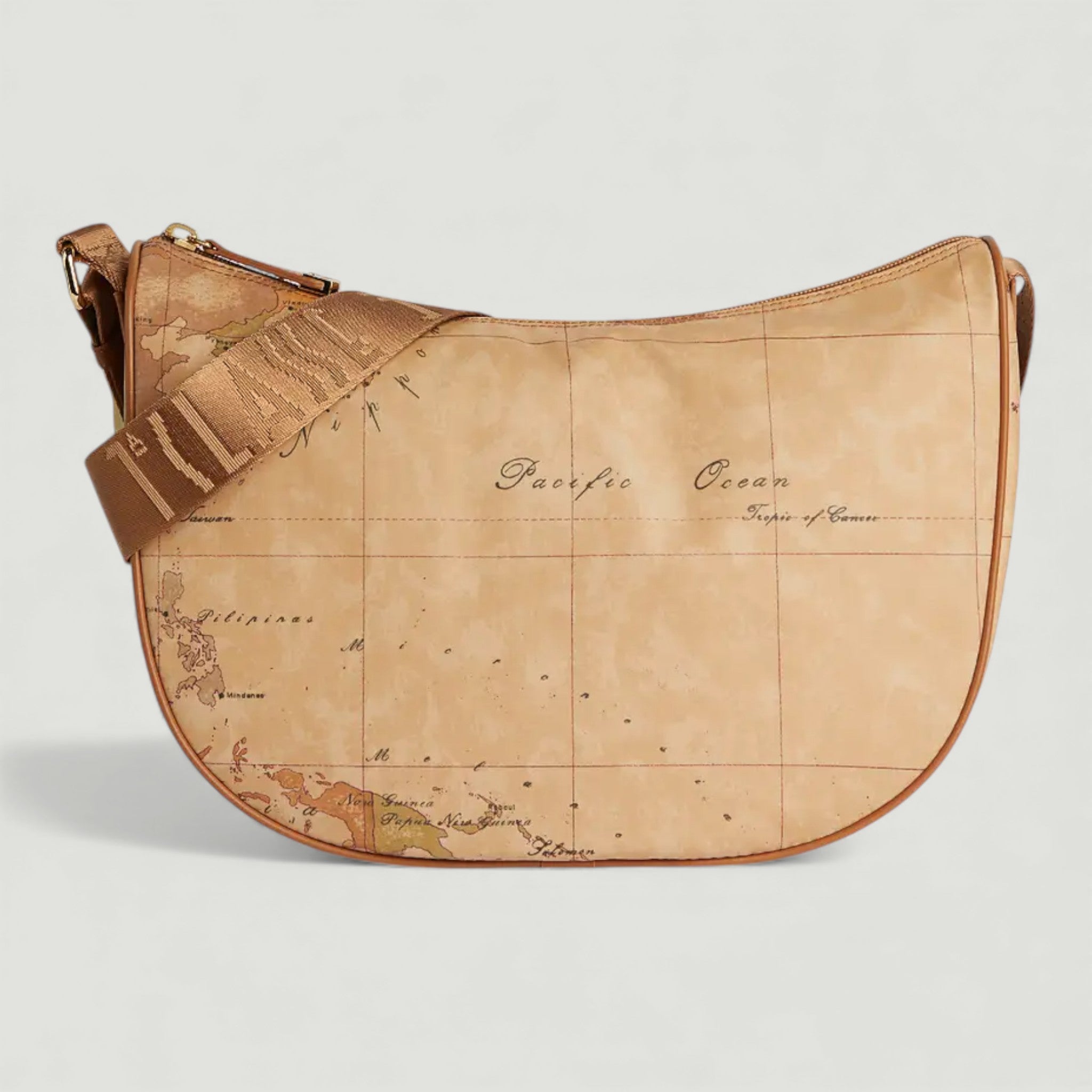 ALVIERO MARTINI 1^ CLASSE BOTRSA GEO SOFT BORSA MEZZALUNA TRACOLLA MEDIA