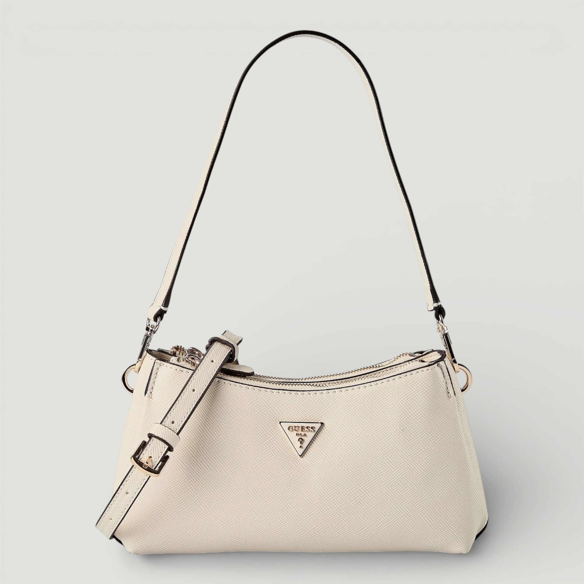 GUESS BORSA NOELLE II 3 COMP SHLDR XBODY BONE