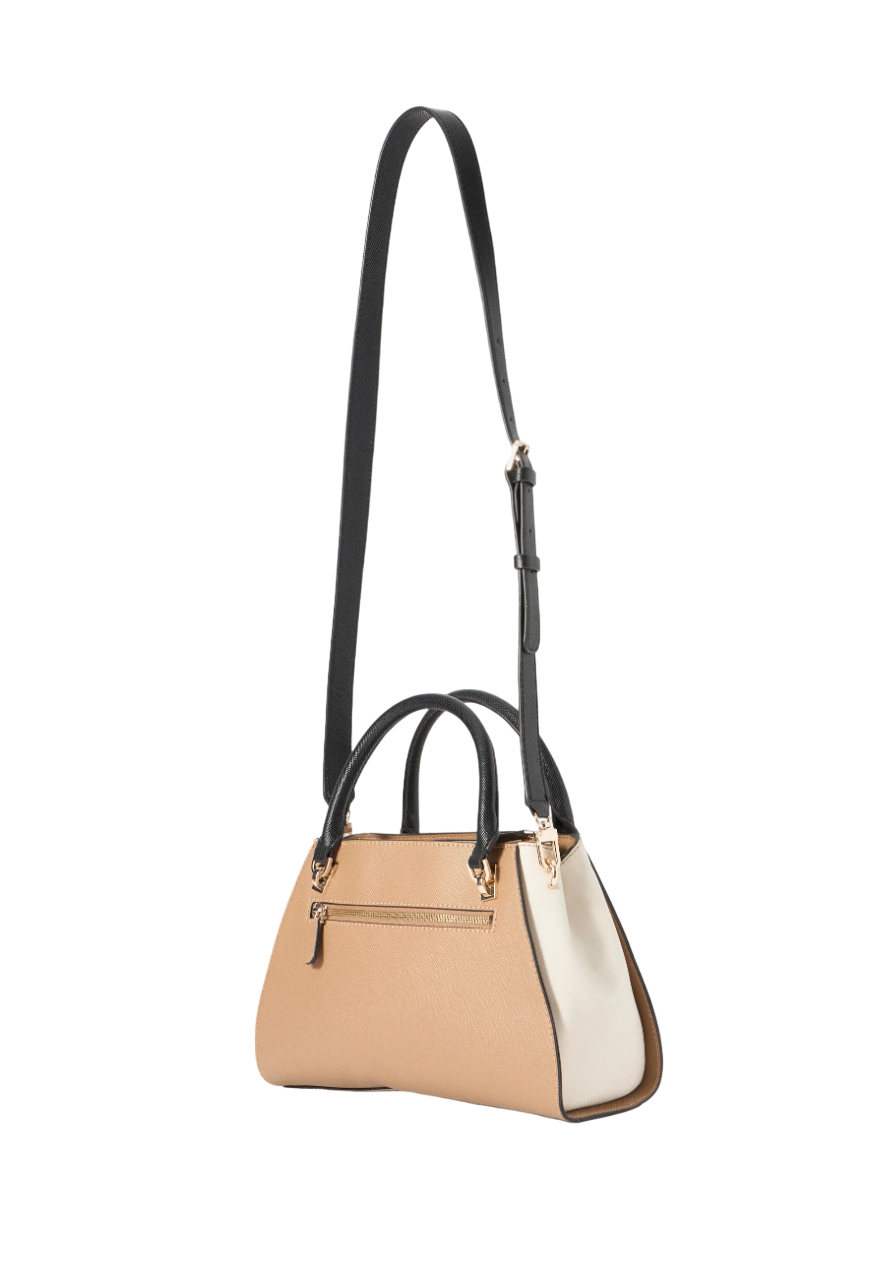 GUESS BORSA NOELLE II LUXURY SATCHEL TAN MULTI