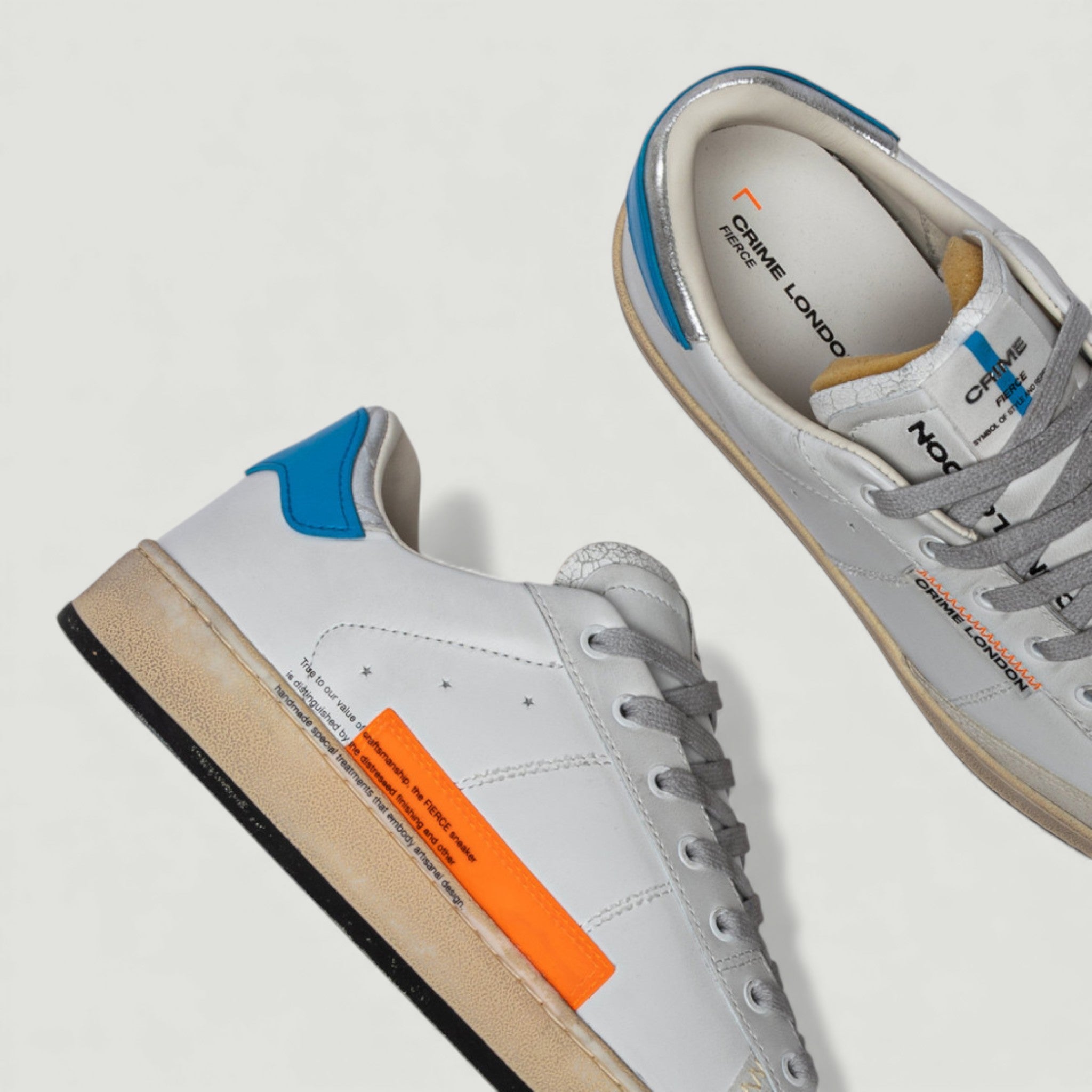 CRIME LONDON SNEAKERS FIERCE ELETTRIC STAR