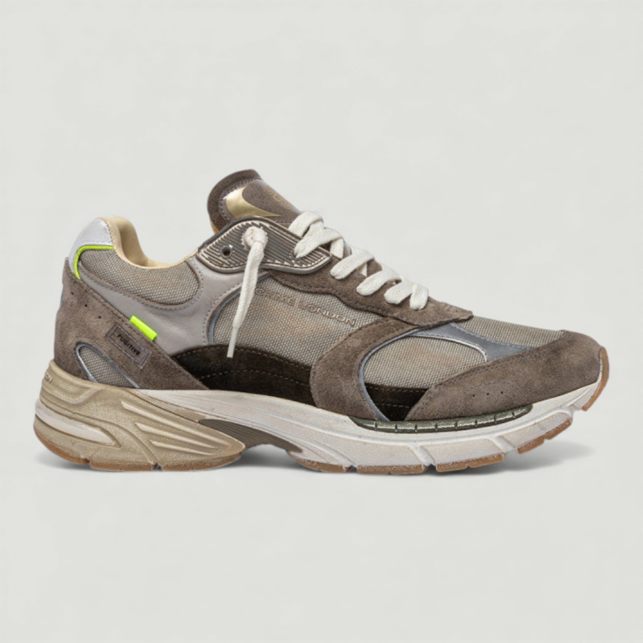 CRIME LONDON SNEAKERS FUGITIVE 9094 MUD RUN MILITARY