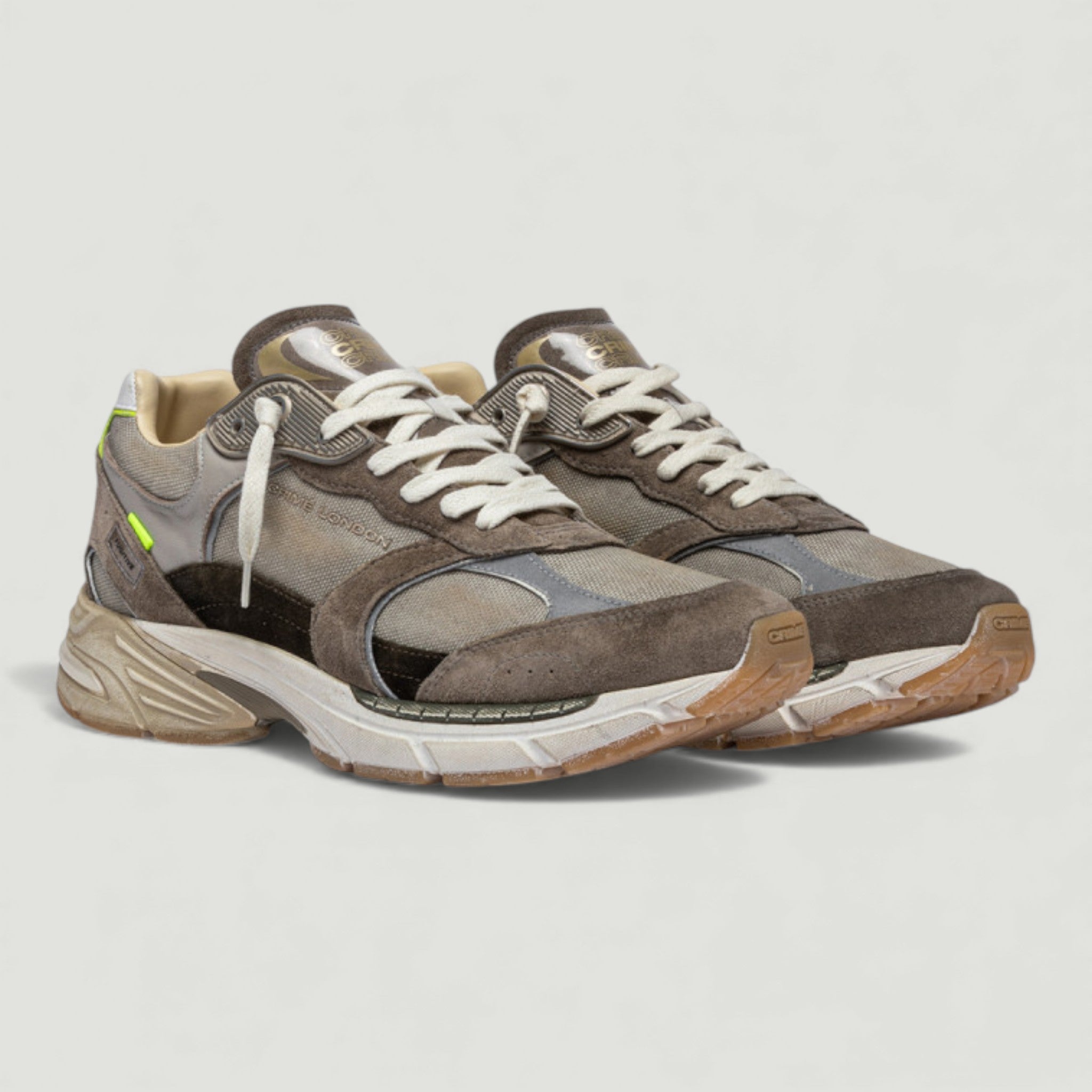 CRIME LONDON SNEAKERS FUGITIVE 9094 MUD RUN MILITARY