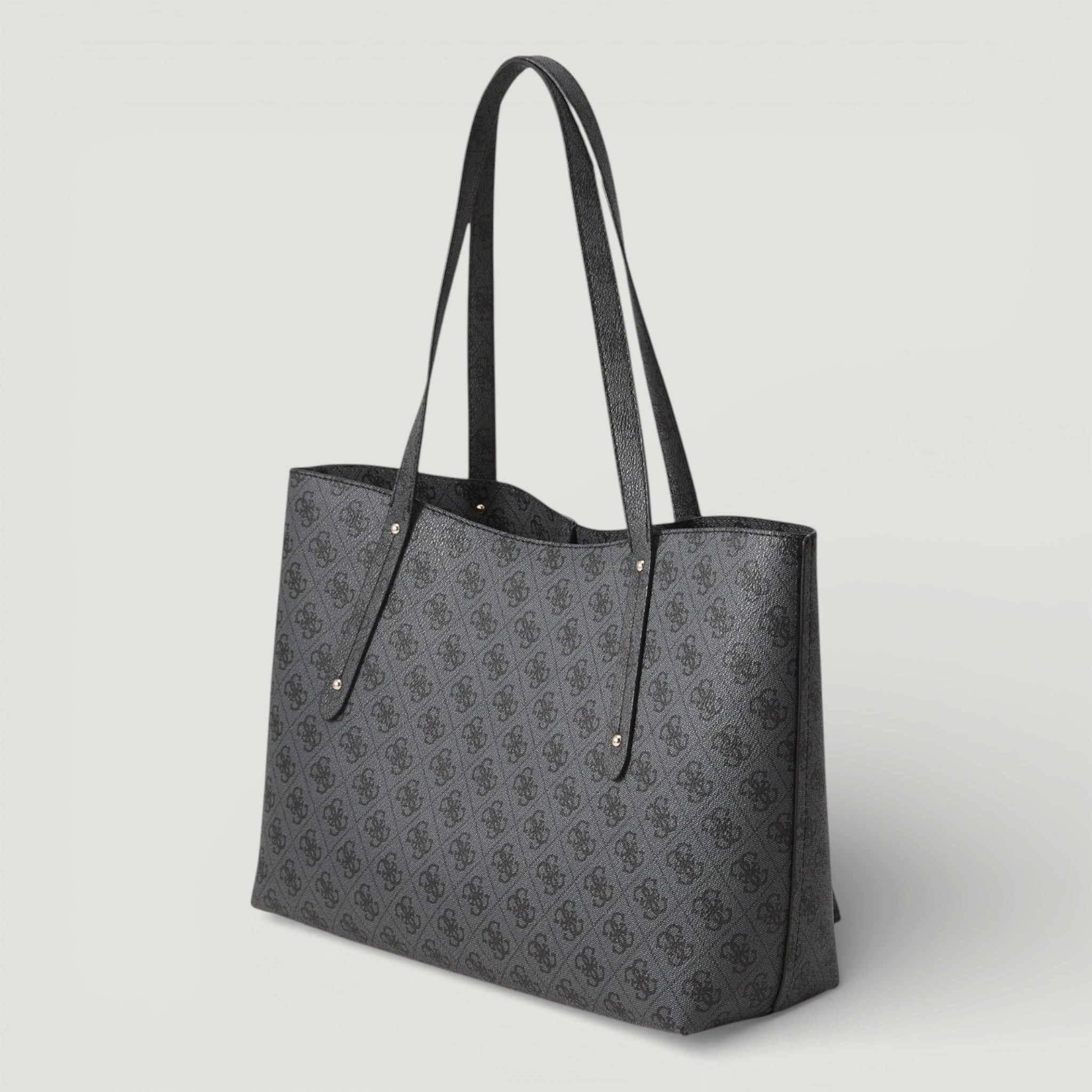 GUESS BORSA BRENTON TOTE COAL LOGO