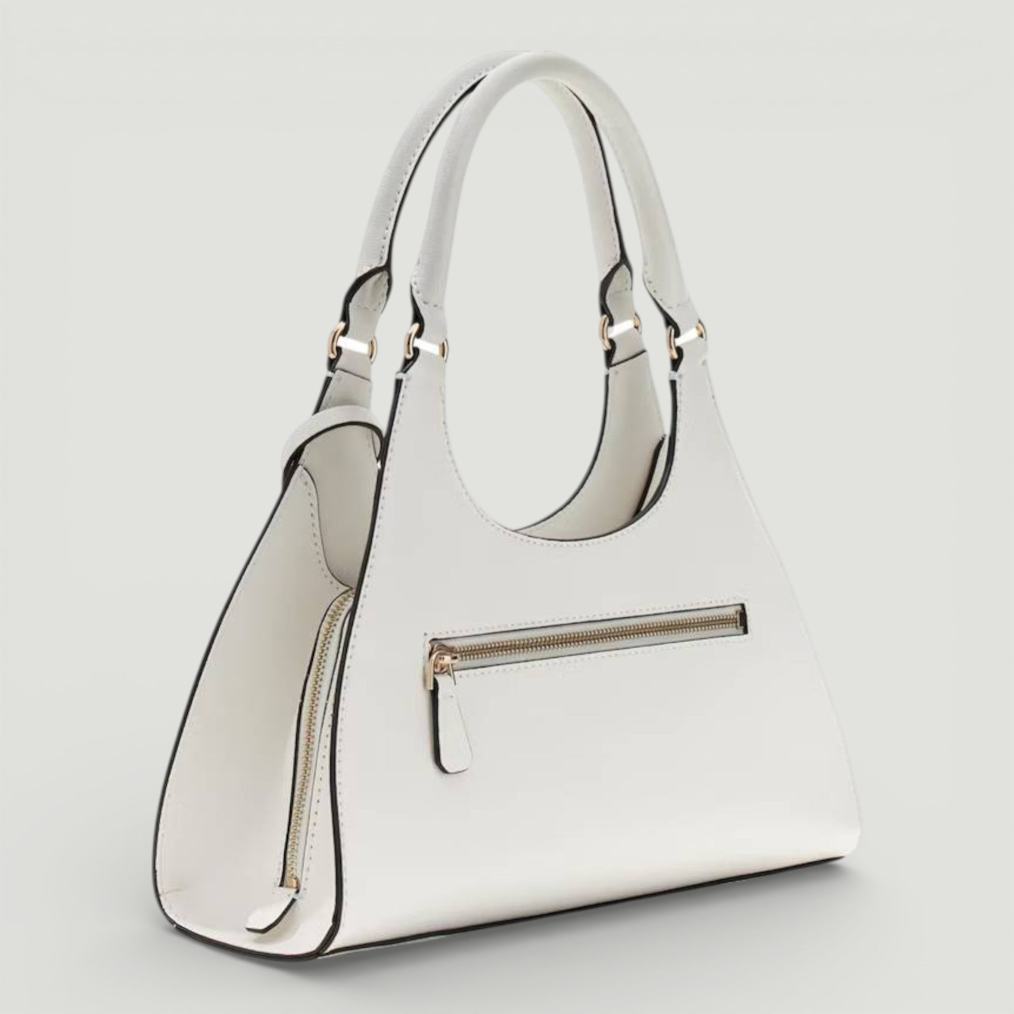 GUESS BORSA ISOBEL SML GIRLFRIEND CARRYALL WHITE