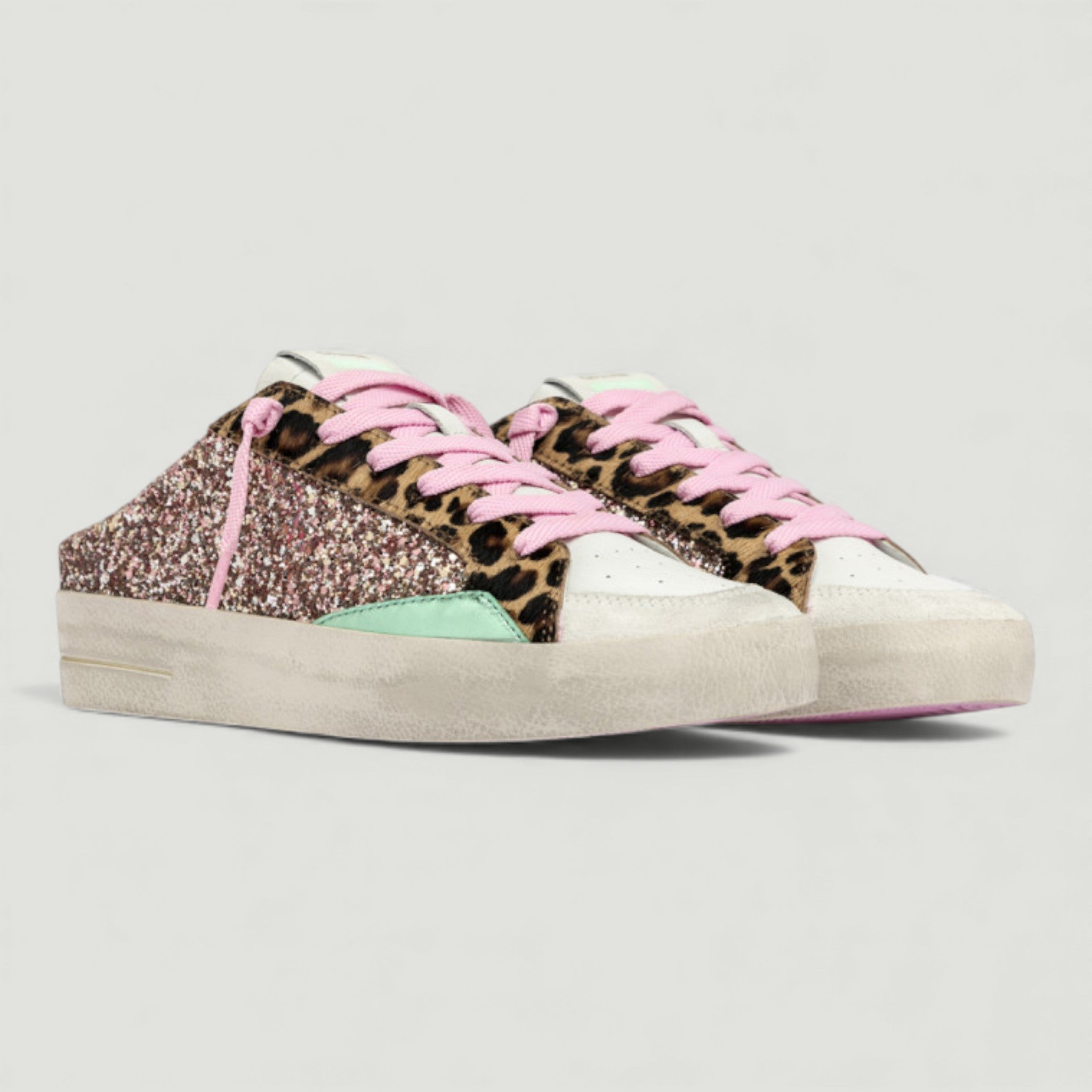 CRIME LONDON SNEAKER SABOT GLITTER