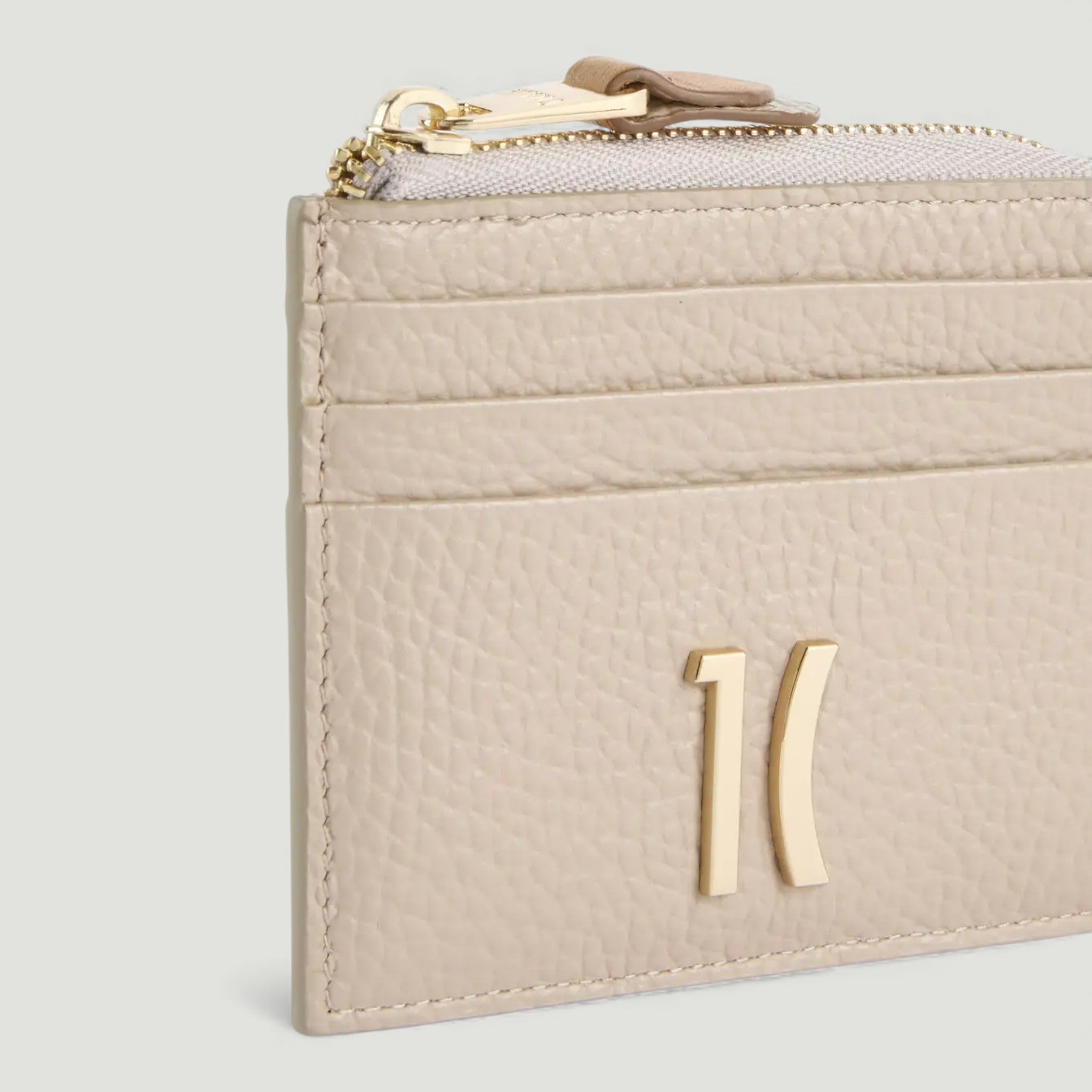 ALVIERO MARTINI 1^ CLASSE PORTACARTE ZIP TAUPE