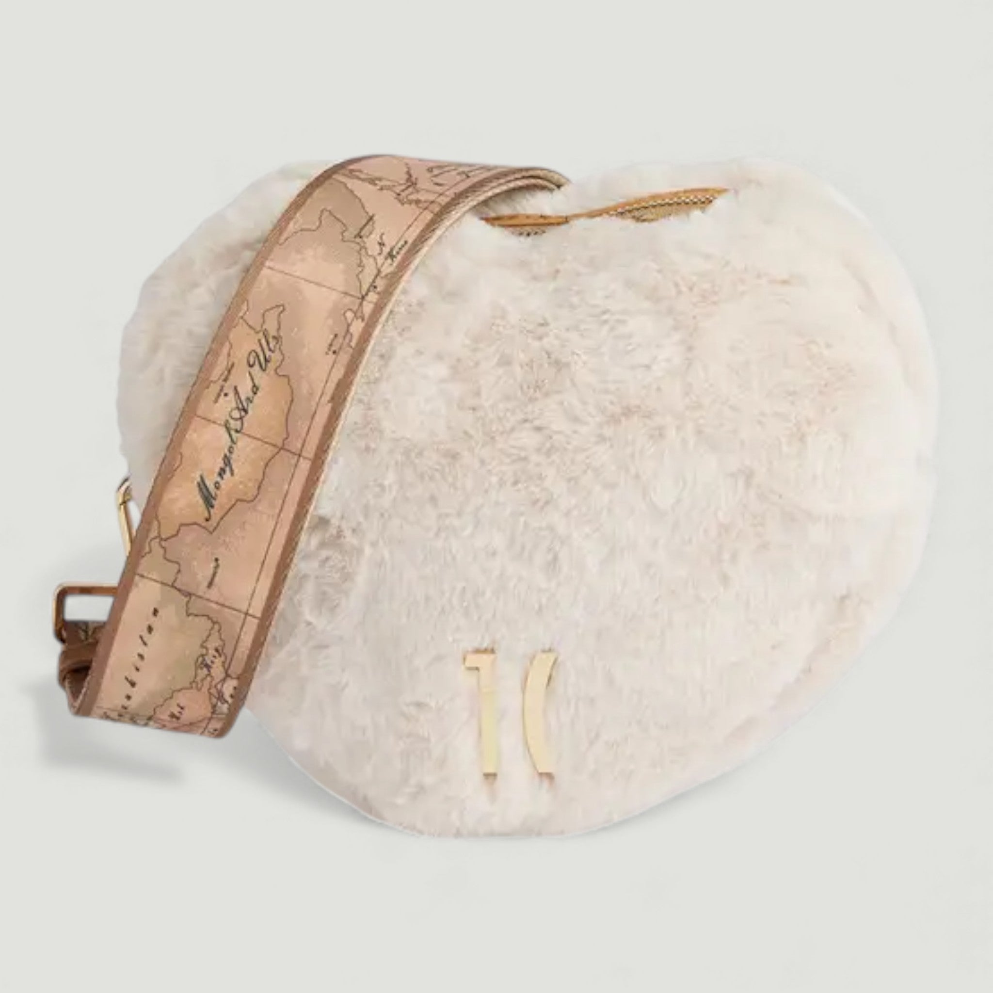 ALVIERO MARTINI 1^ CLASSE BORSA TRACOLLINA CUORE BEIGE CHIARO