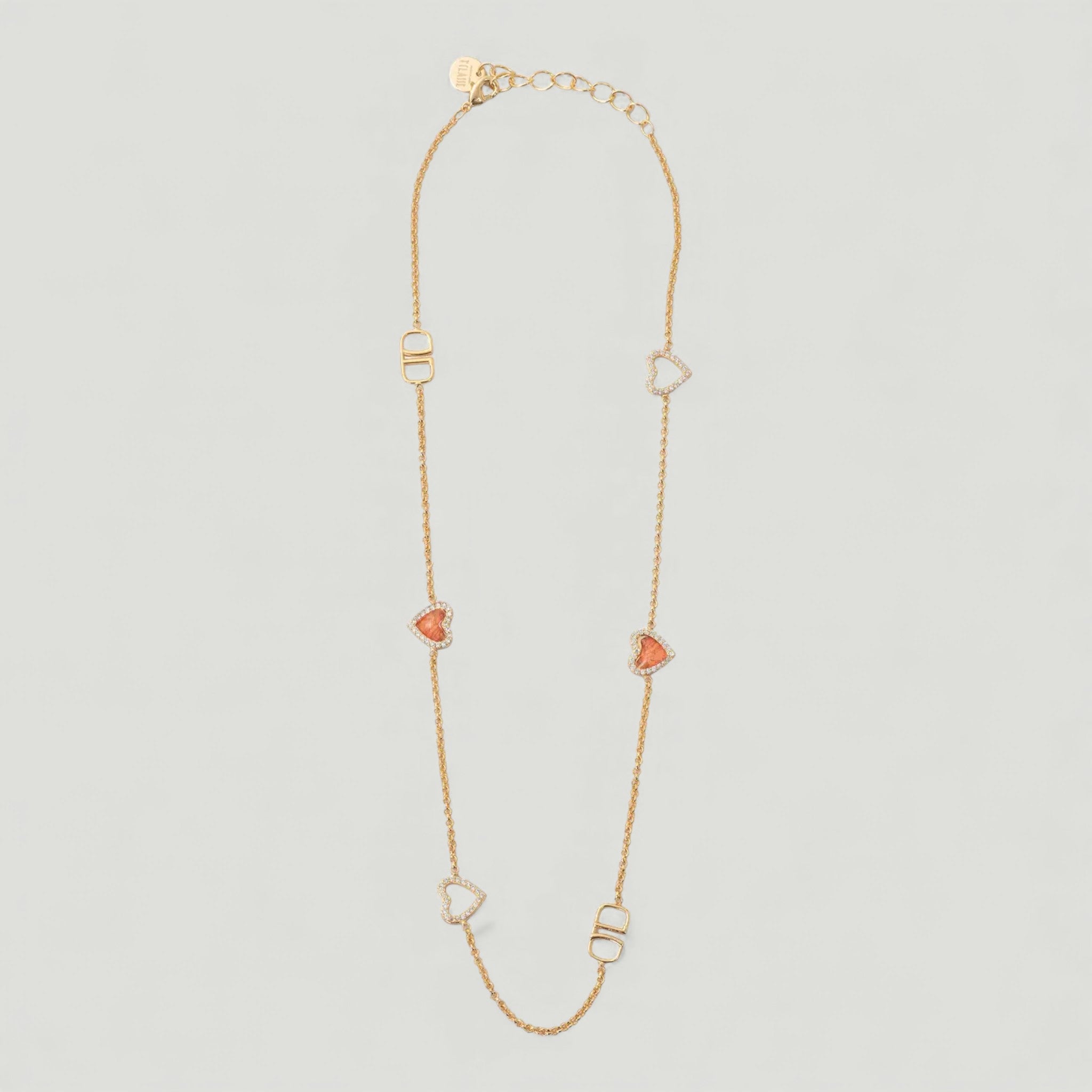 ALVIERO MARTINI 1^ CLASSE COLLANA CUORI ORO