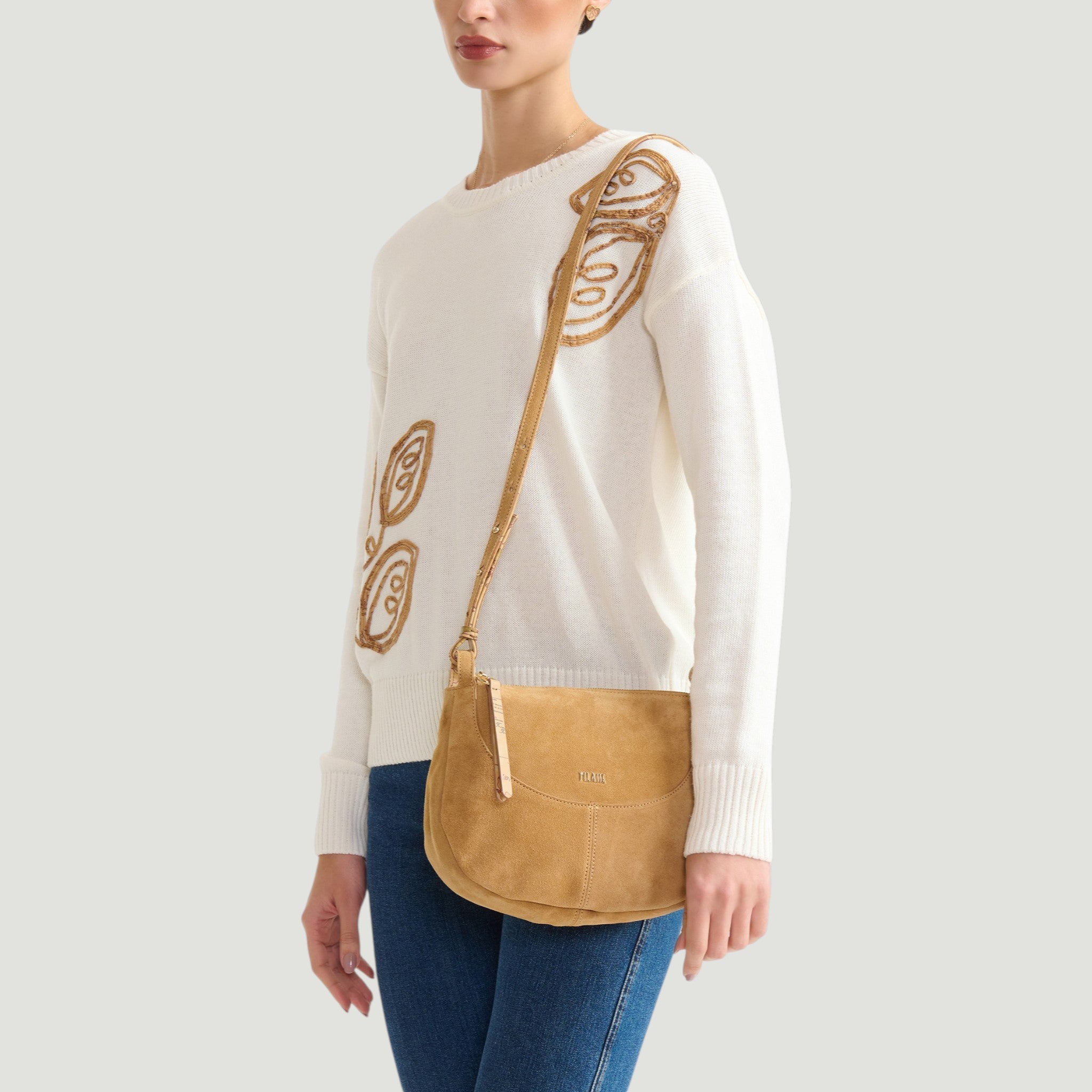 ALVIERO MARTINI 1^CLASSE BORSA BANDOLIERA CUOIO