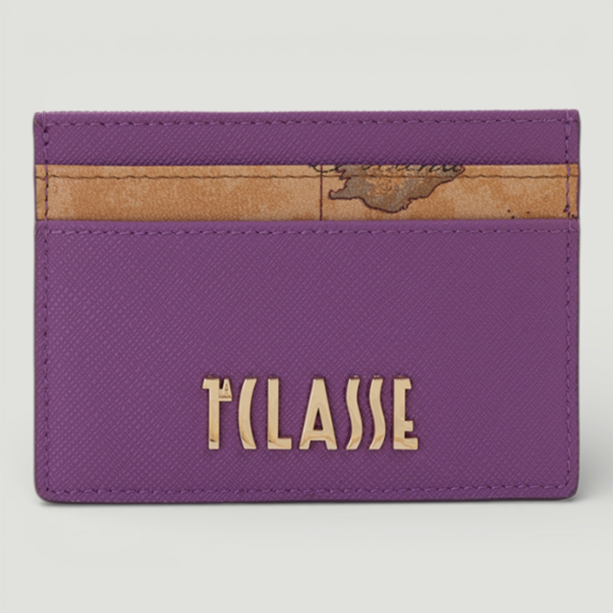 ALVIERO MARTINI 1^ CLASSE PORTACARTE VIOLA BOUGANVIL