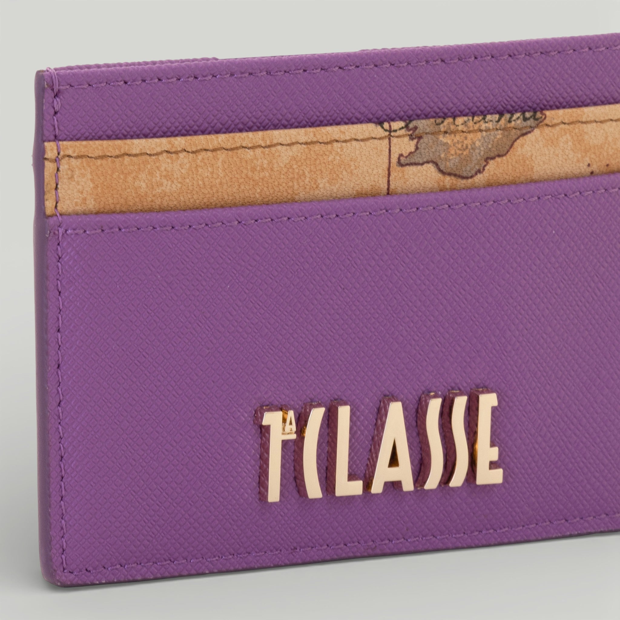 ALVIERO MARTINI 1^ CLASSE PORTACARTE VIOLA BOUGANVIL