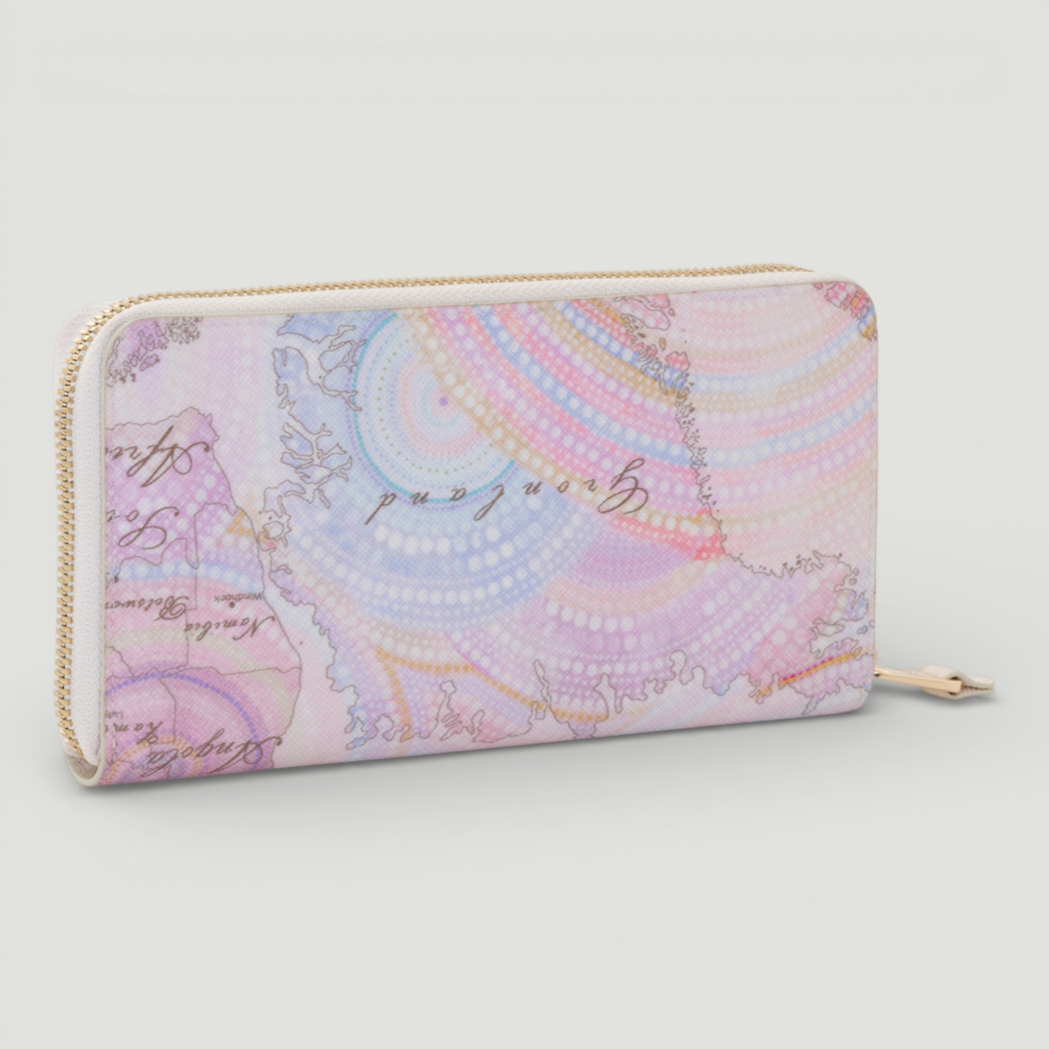 ALVIERO MARTINI 1^ CLASSE PORTAFOGLIO GEO DOTS ART ZIP_AROUND MULTICOLOR