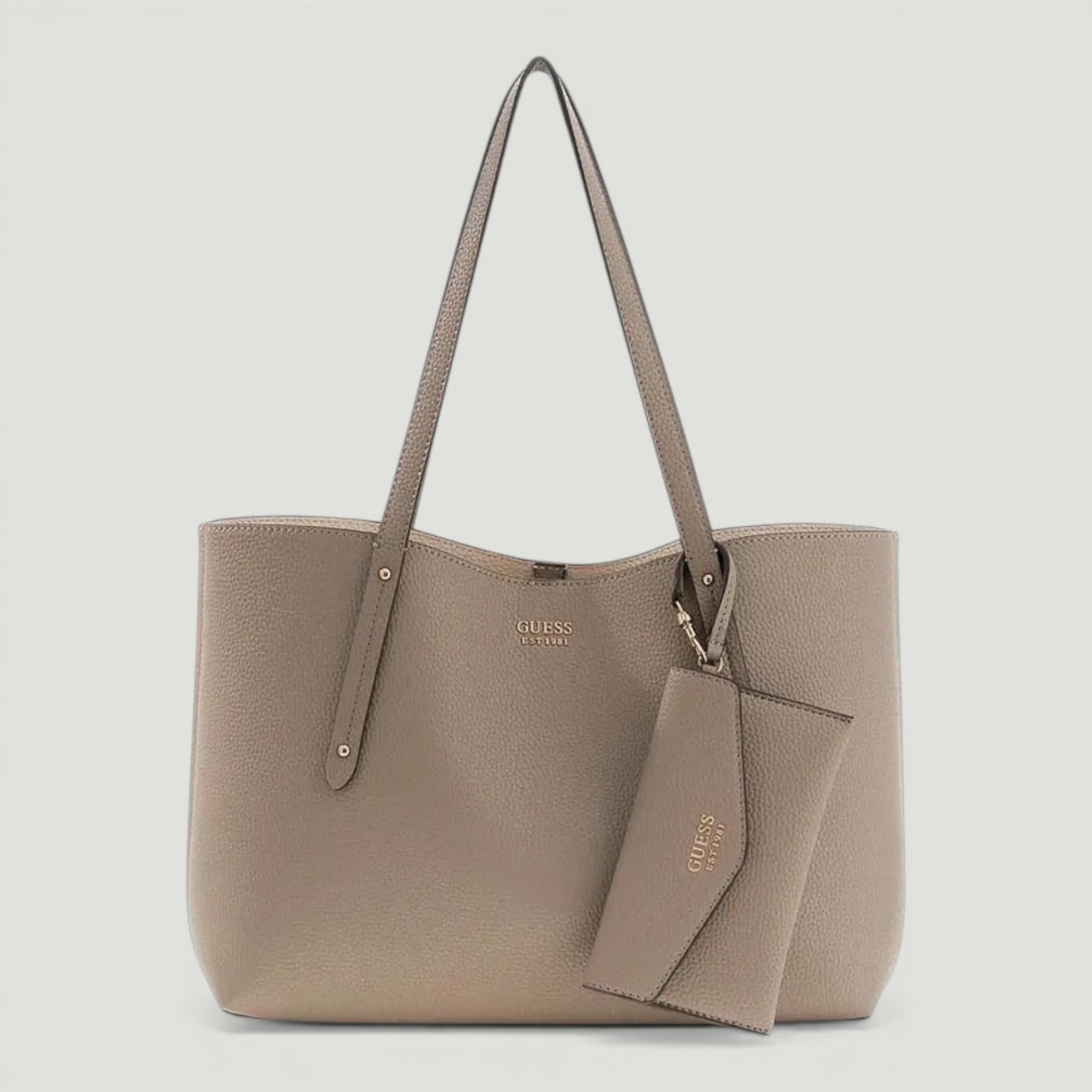 GUESS BORSA BRENTON TOTE DARCK TAUPE