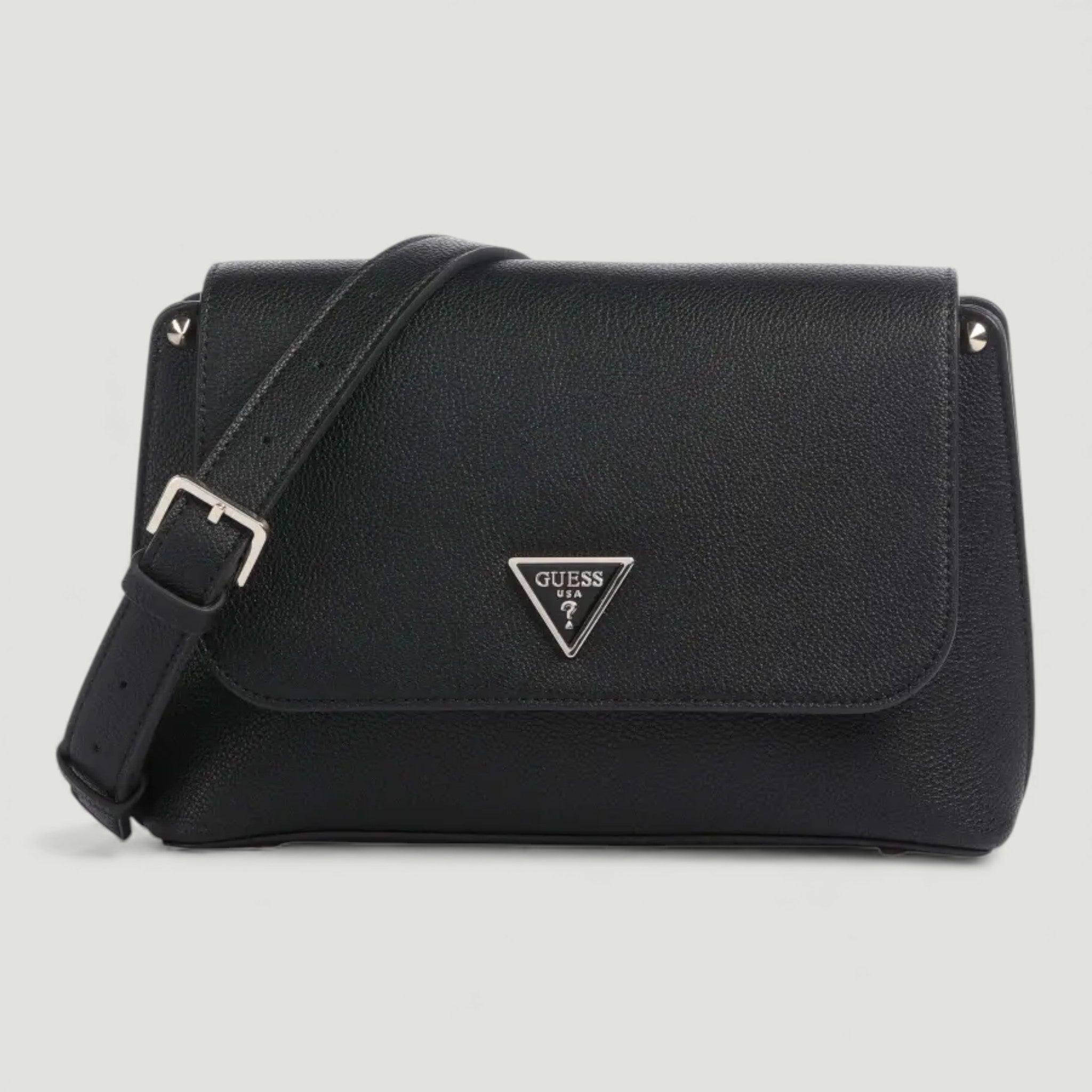 GUESS BORSA A TRACOLLA MERIDIAN II FLAP CROSSBODY BLACK
