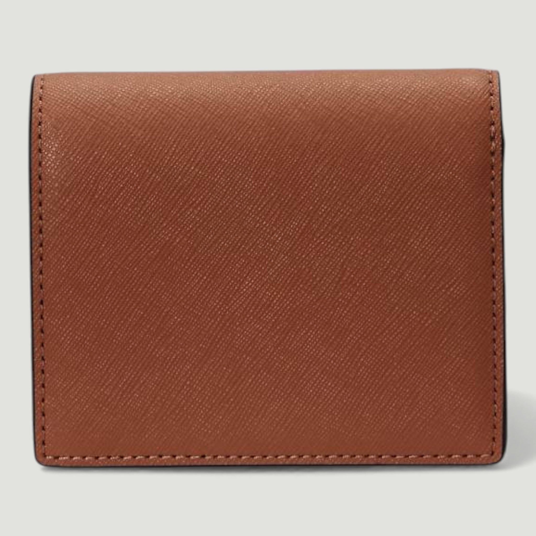 RALPH LAUREN PORTAFOGLIO COMPATTO IN PELLE LAUREN TAN