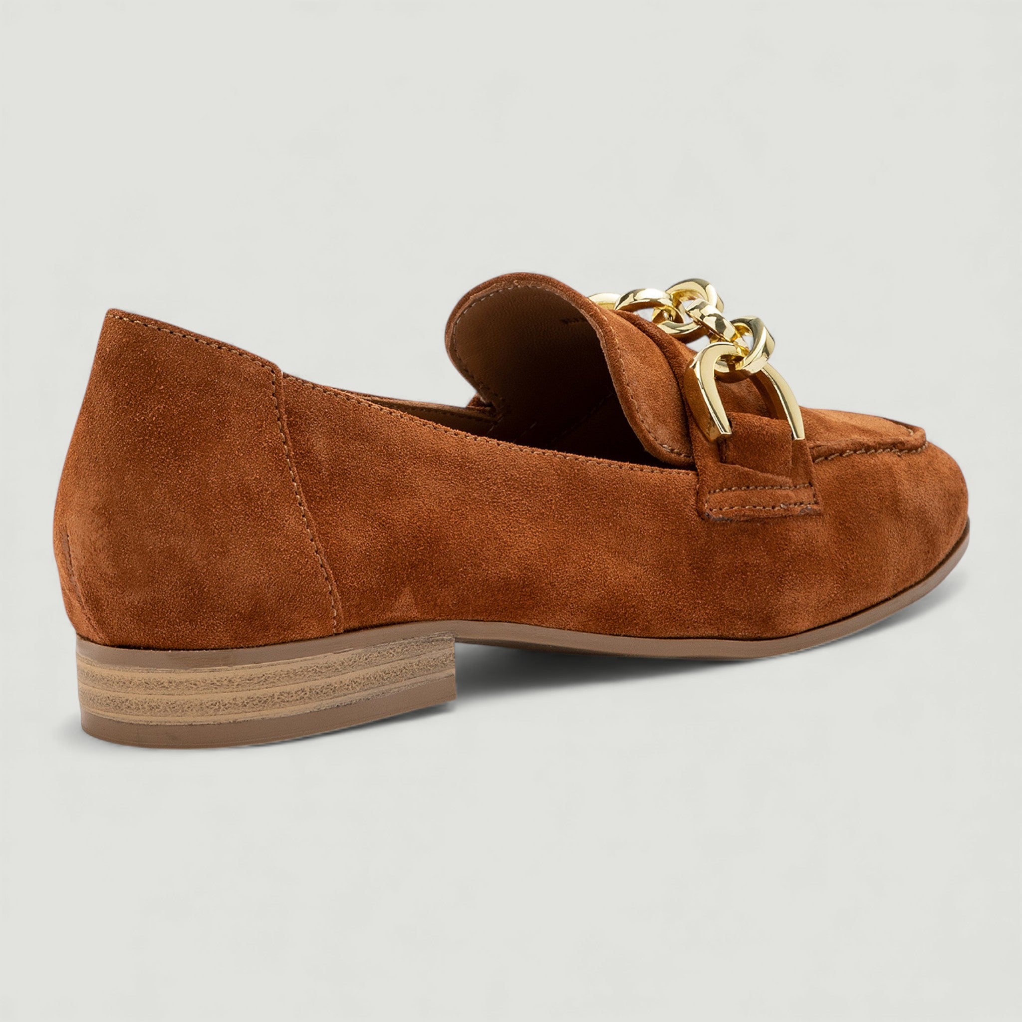 CARMENS MOCASSINO MOX TRIM CAMOSCIO MARRONE