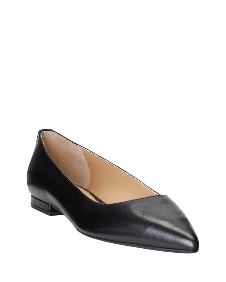 RALPH LAUREN BALLERINE LONDYN IN PELLE BRUNITA BLACK