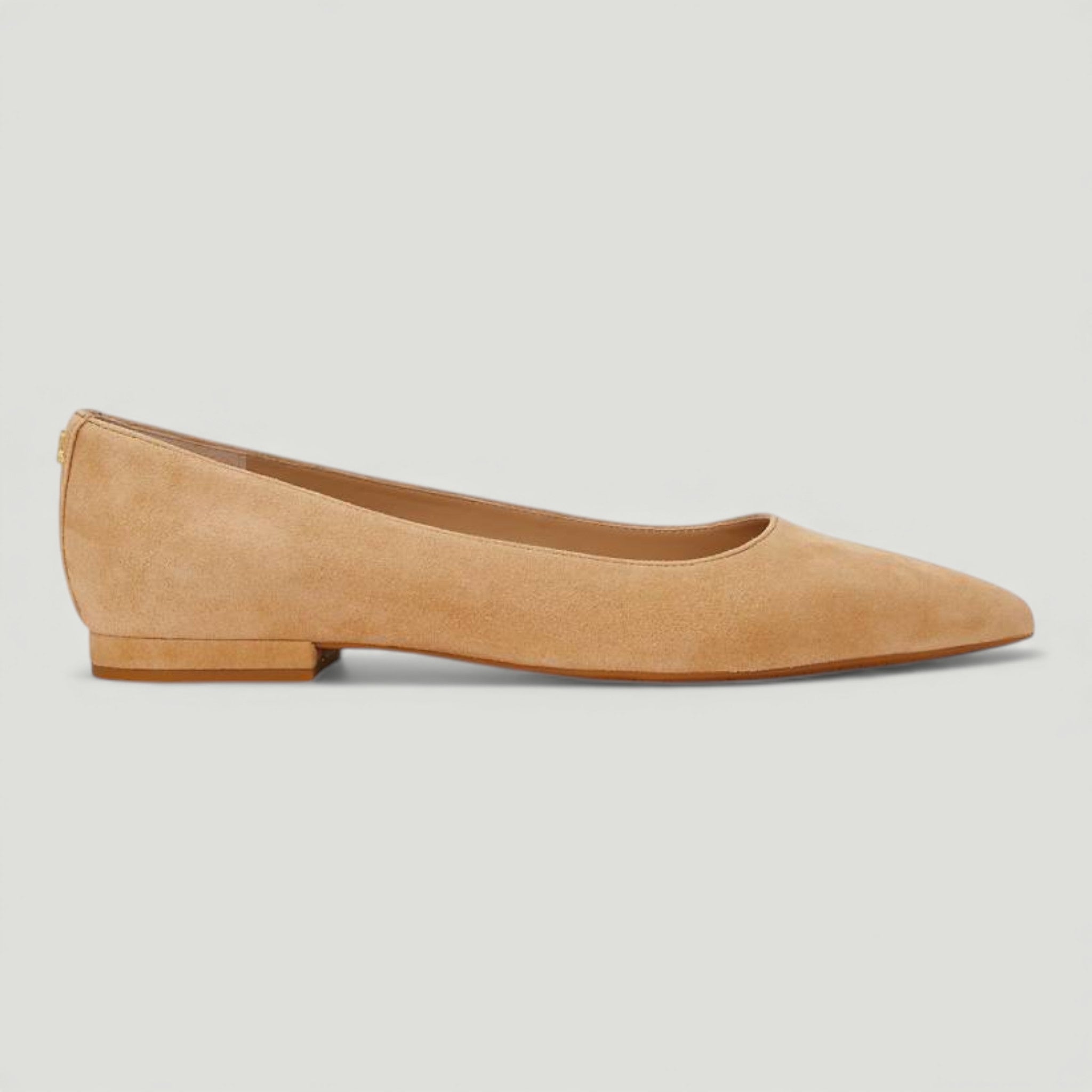 RALPH LAUREN BALLERINE LONDYN IN CAMOSCIO BUFF