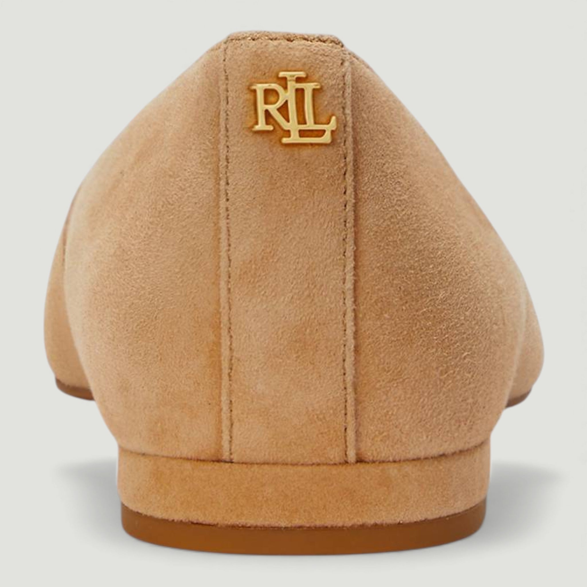RALPH LAUREN BALLERINE LONDYN IN CAMOSCIO BUFF