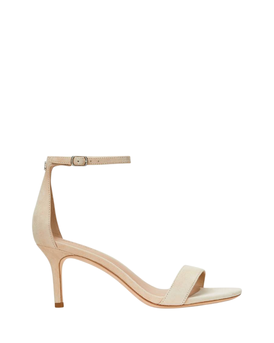 RALPH LAUREN SANDALI ALLIE IN CAMOSCIO SAND DUNE