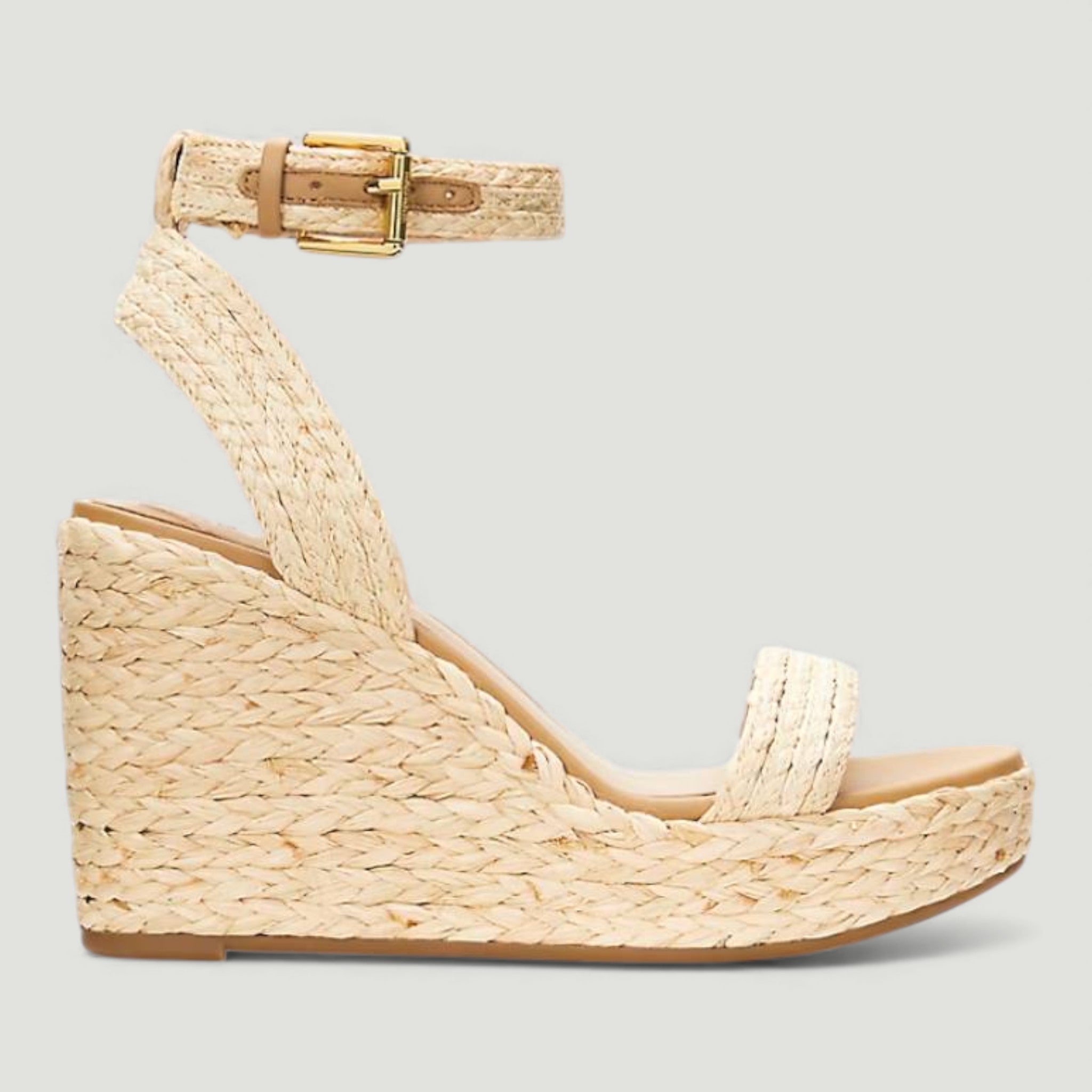 RALPH LAUREN ESPADRILLAS HILARIE IV IN RAFIA NATURAL/BUFF