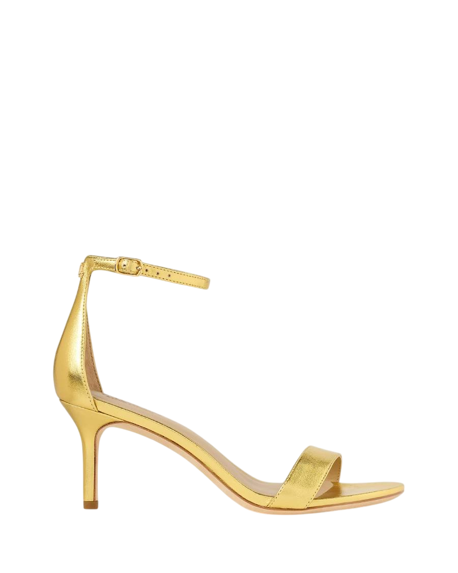 RALPH LAUREN SANDALI ALLIE METALLIZZATI MODERN GOLD