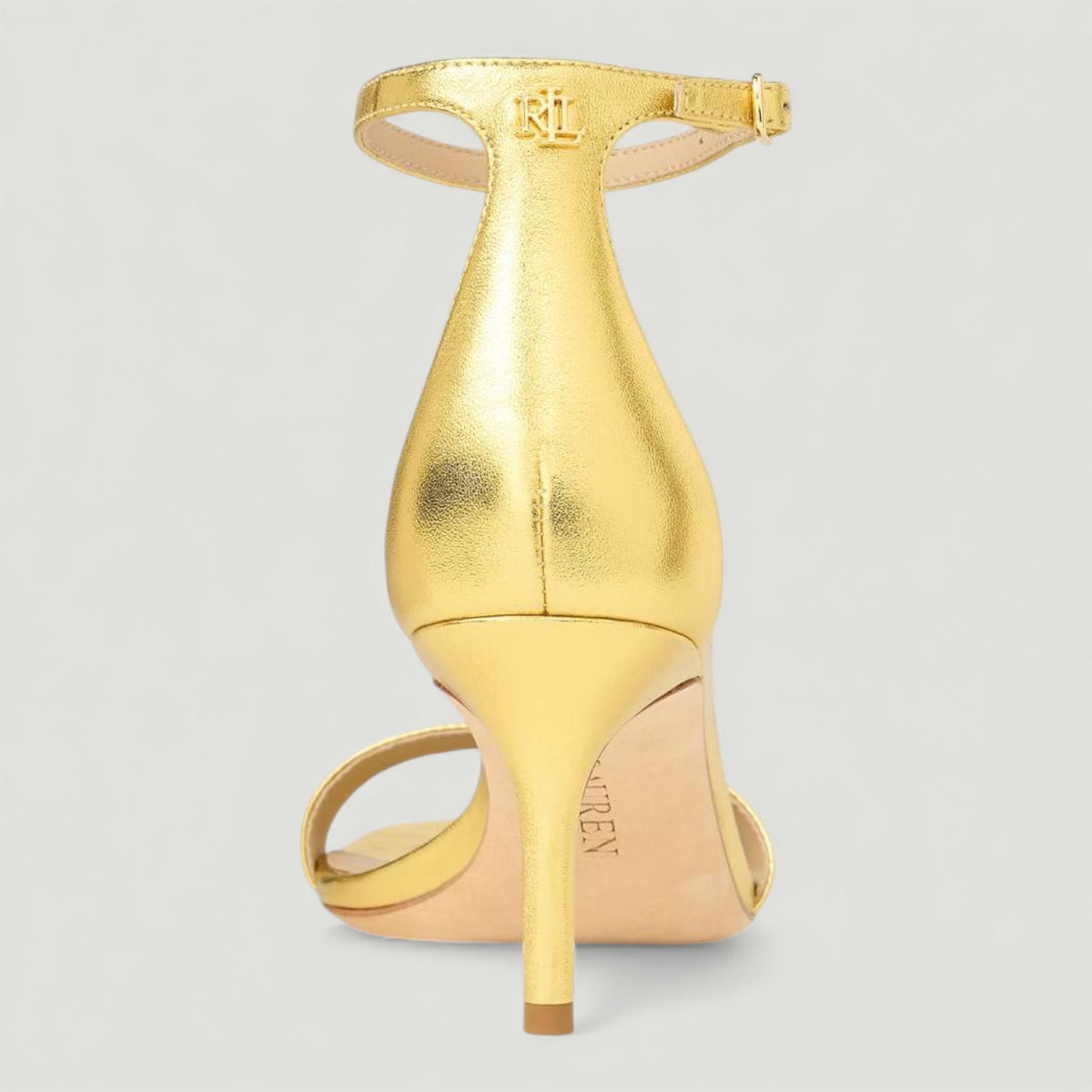RALPH LAUREN SANDALI ALLIE METALLIZZATI MODERN GOLD