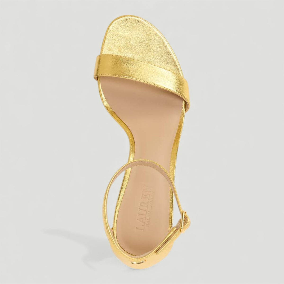 RALPH LAUREN SANDALI ALLIE METALLIZZATI MODERN GOLD