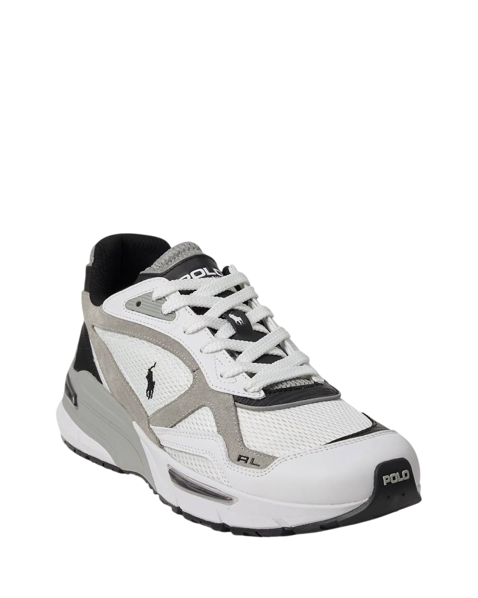RALPH LAUREN SNEAKERS TRACKSTER 275 WHITE/GREY/BLACK
