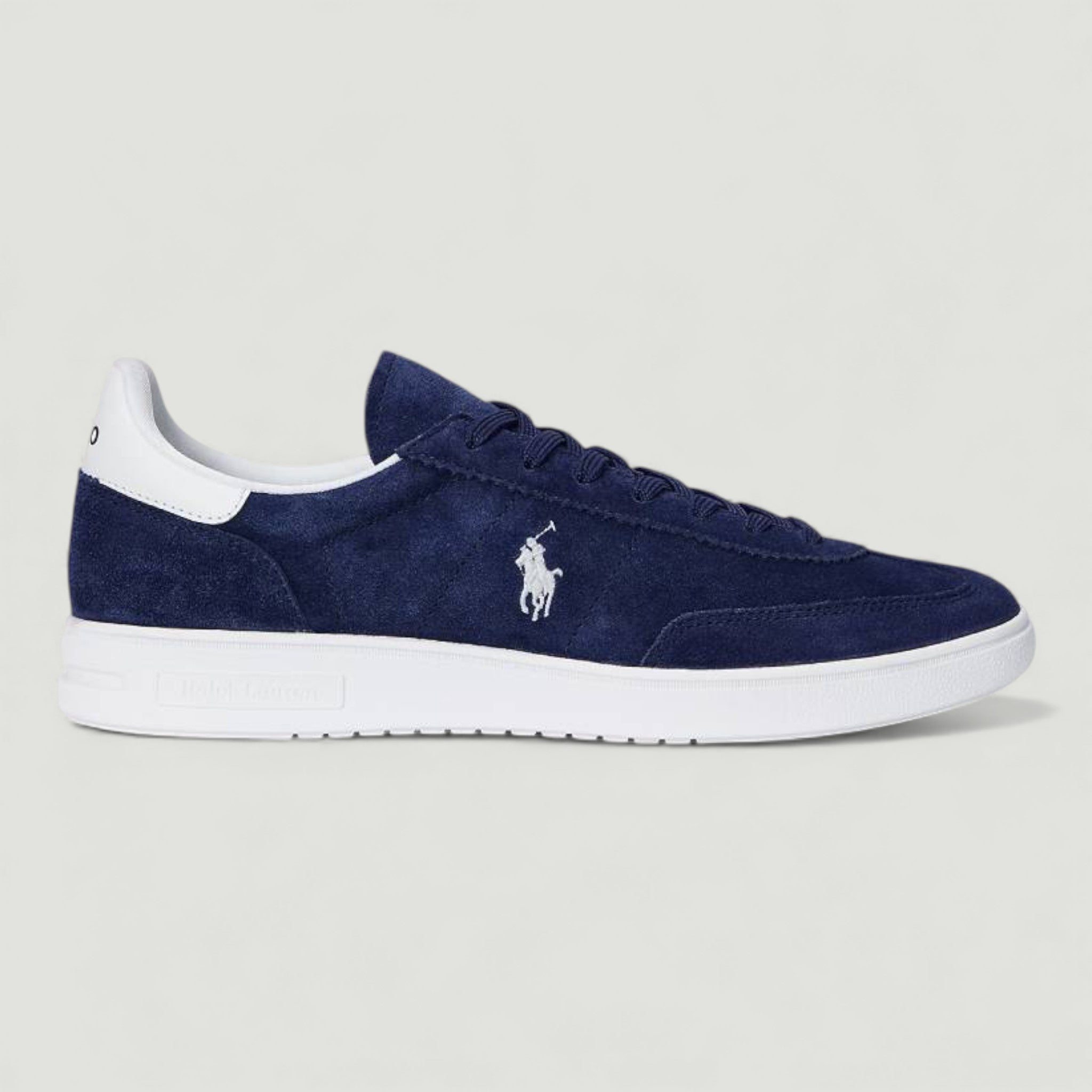 RALPH LAUREN SNEAKERS BEFORD IN CAMOSCIO NAVY/WHITE UOMO
