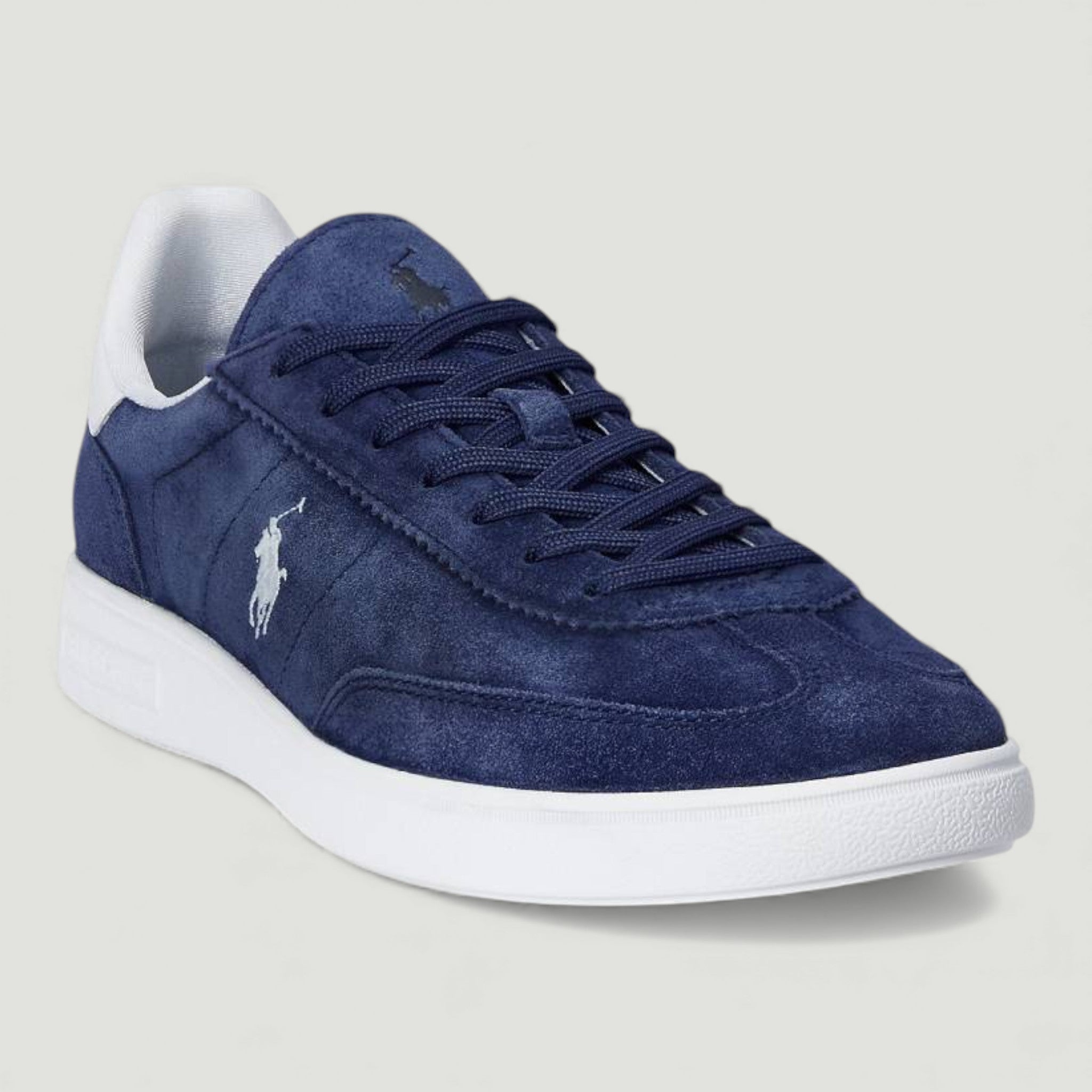 RALPH LAUREN SNEAKERS BEFORD IN CAMOSCIO NAVY/WHITE UOMO