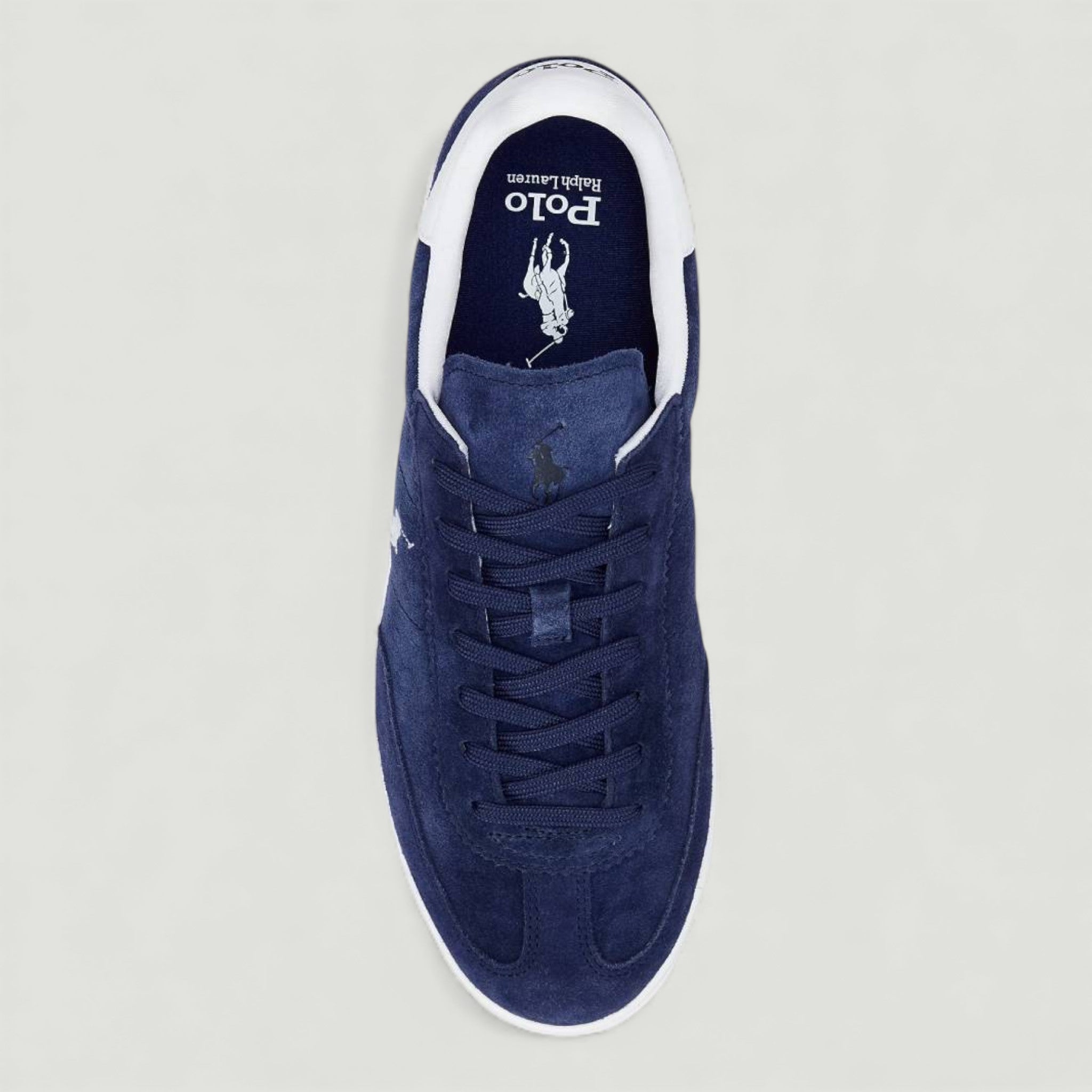 RALPH LAUREN SNEAKERS BEFORD IN CAMOSCIO NAVY/WHITE UOMO