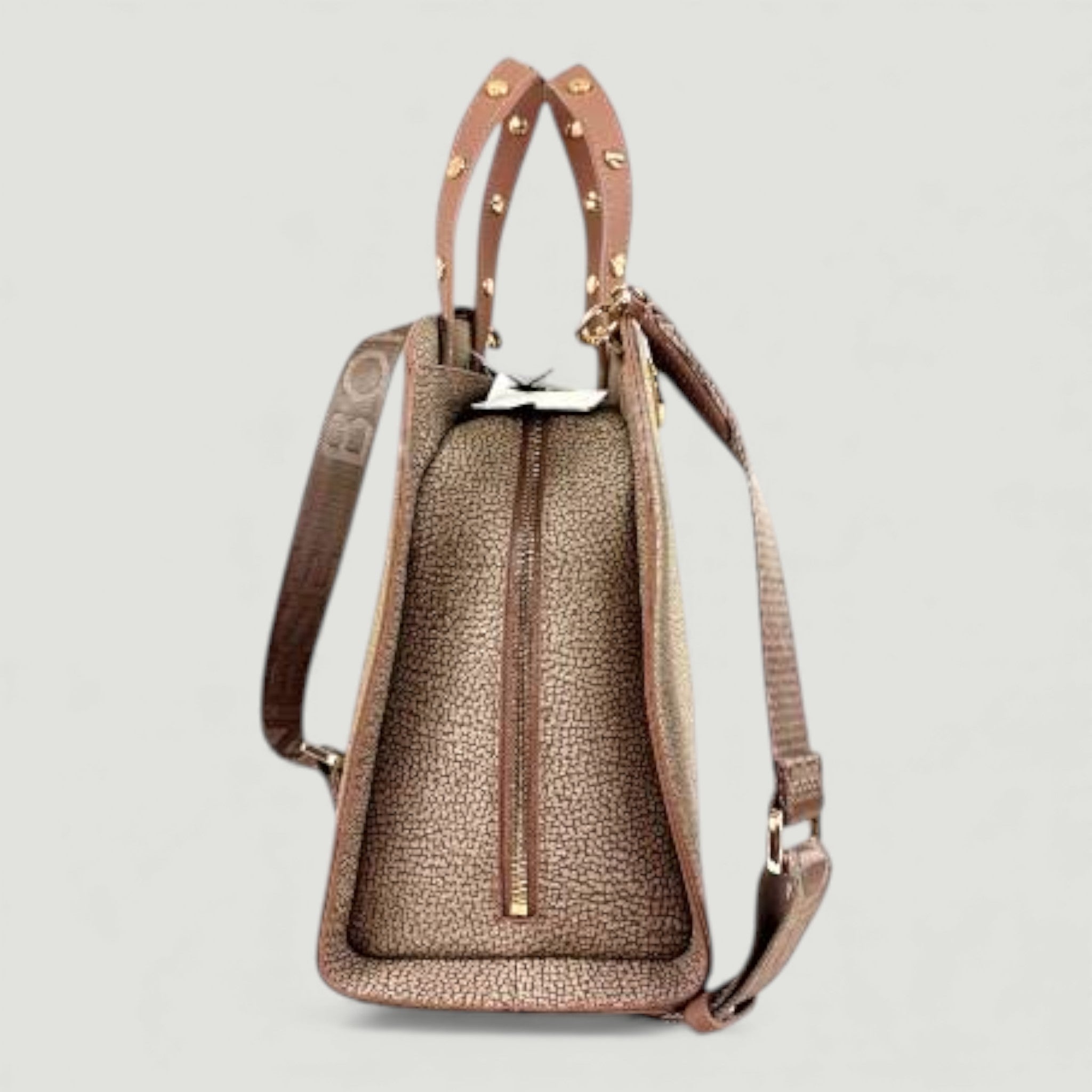 BORBONESE BORSA BAULETTO M. MUSHROOM