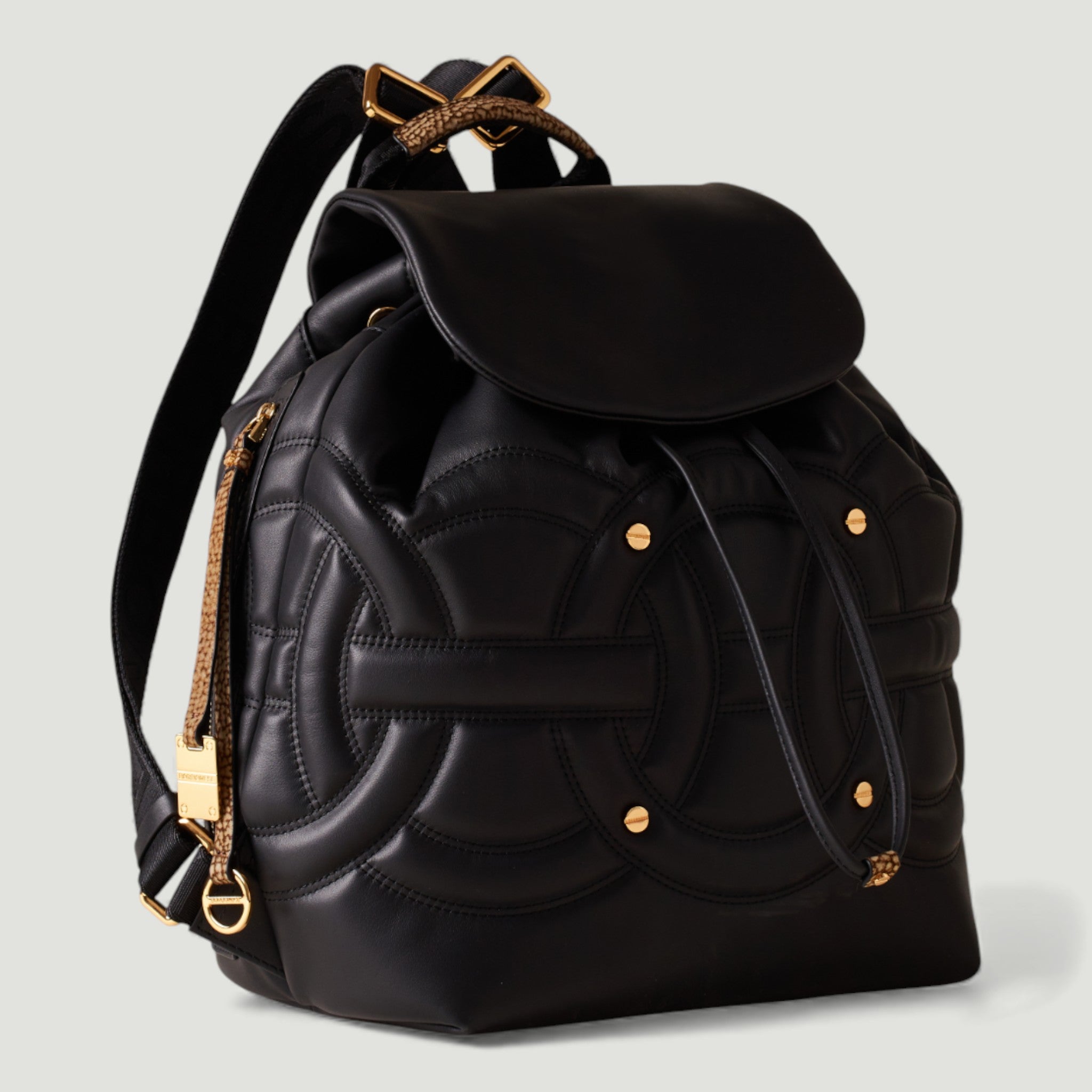 BORBONESE ZAINO M NERO/OP NATURALE