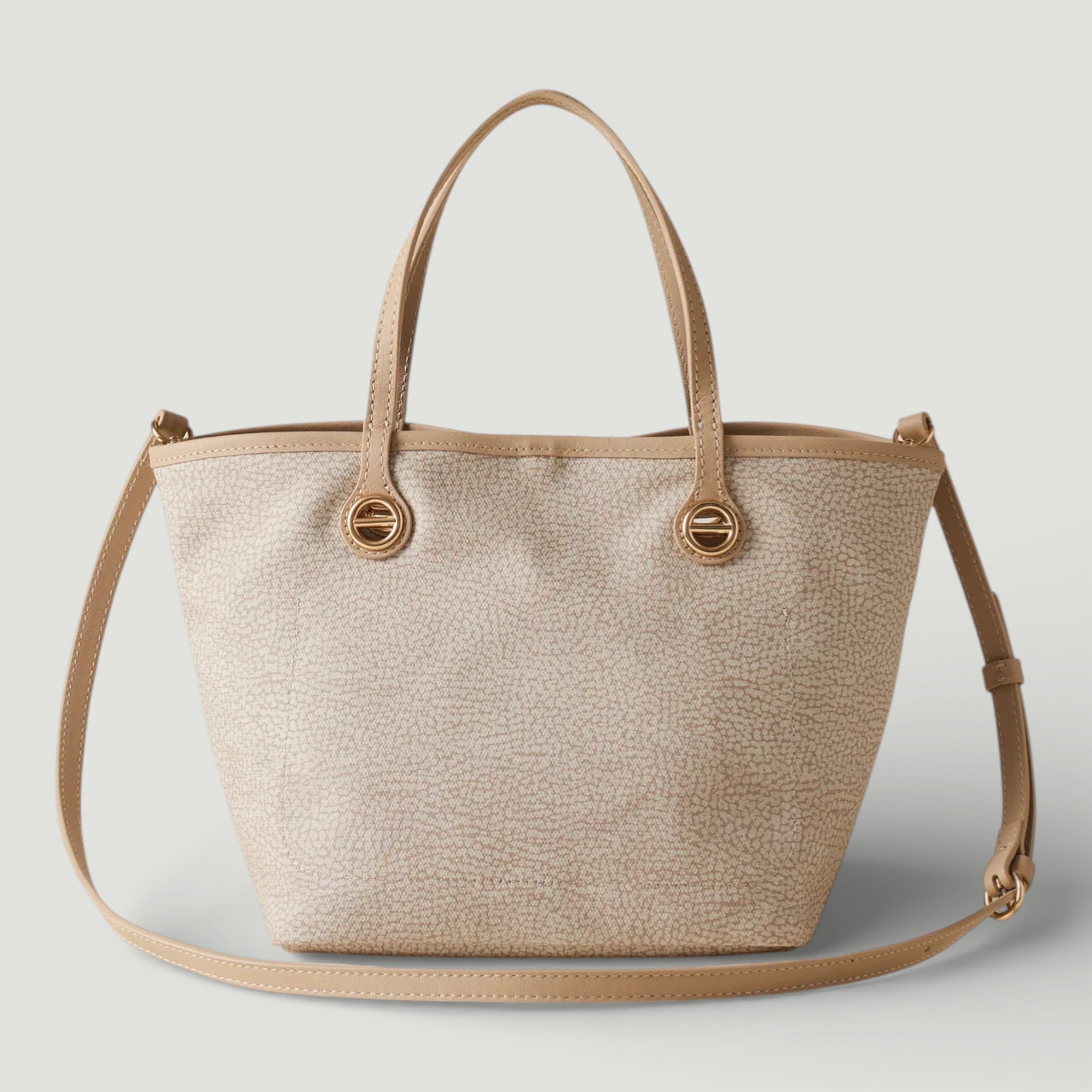 BORBONESE BORSA SHOPPING S. C/T SABBIA