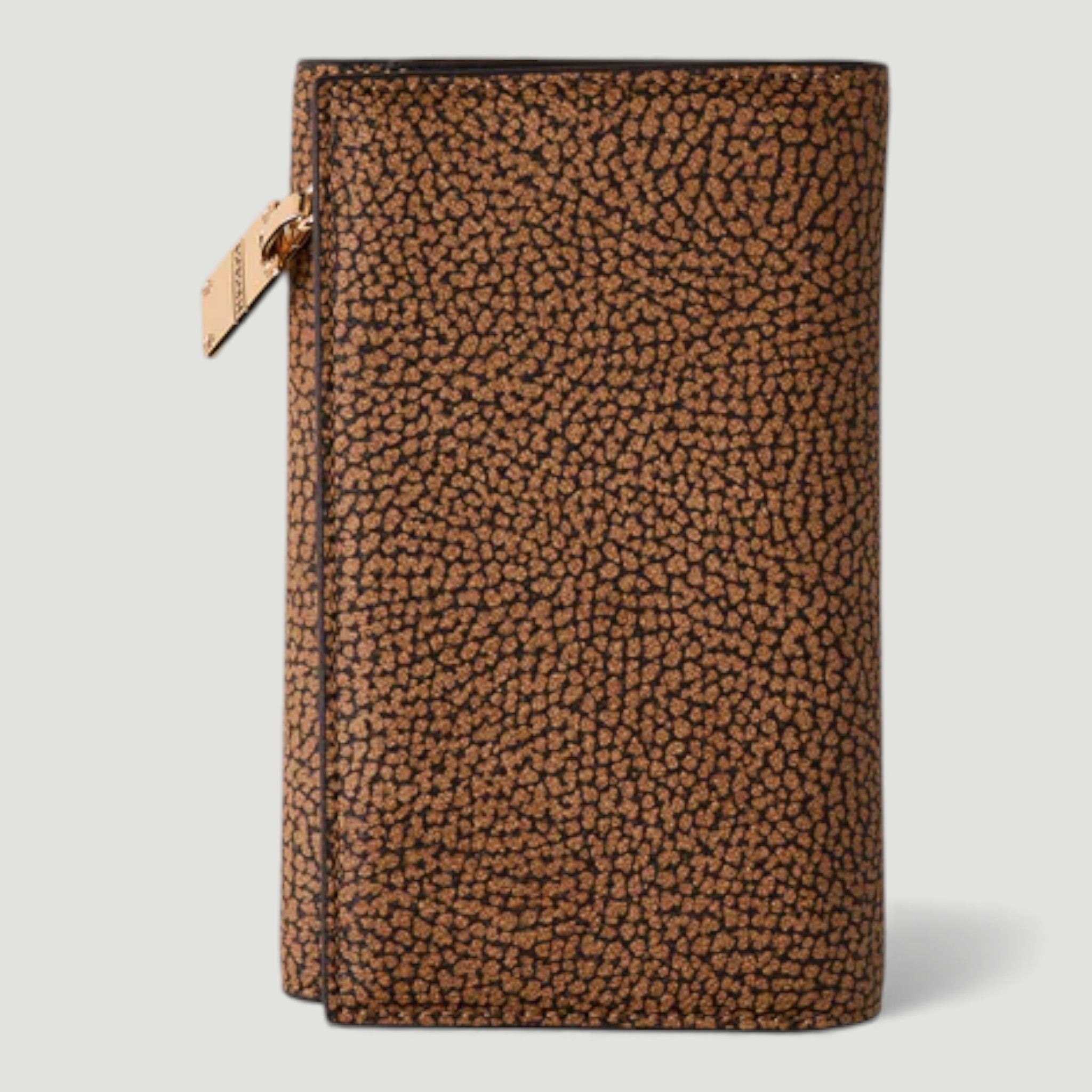 BORBONESE P.FOGLIO MEDIUM C/PATTA-LAMPO OP NATURALE/NERO