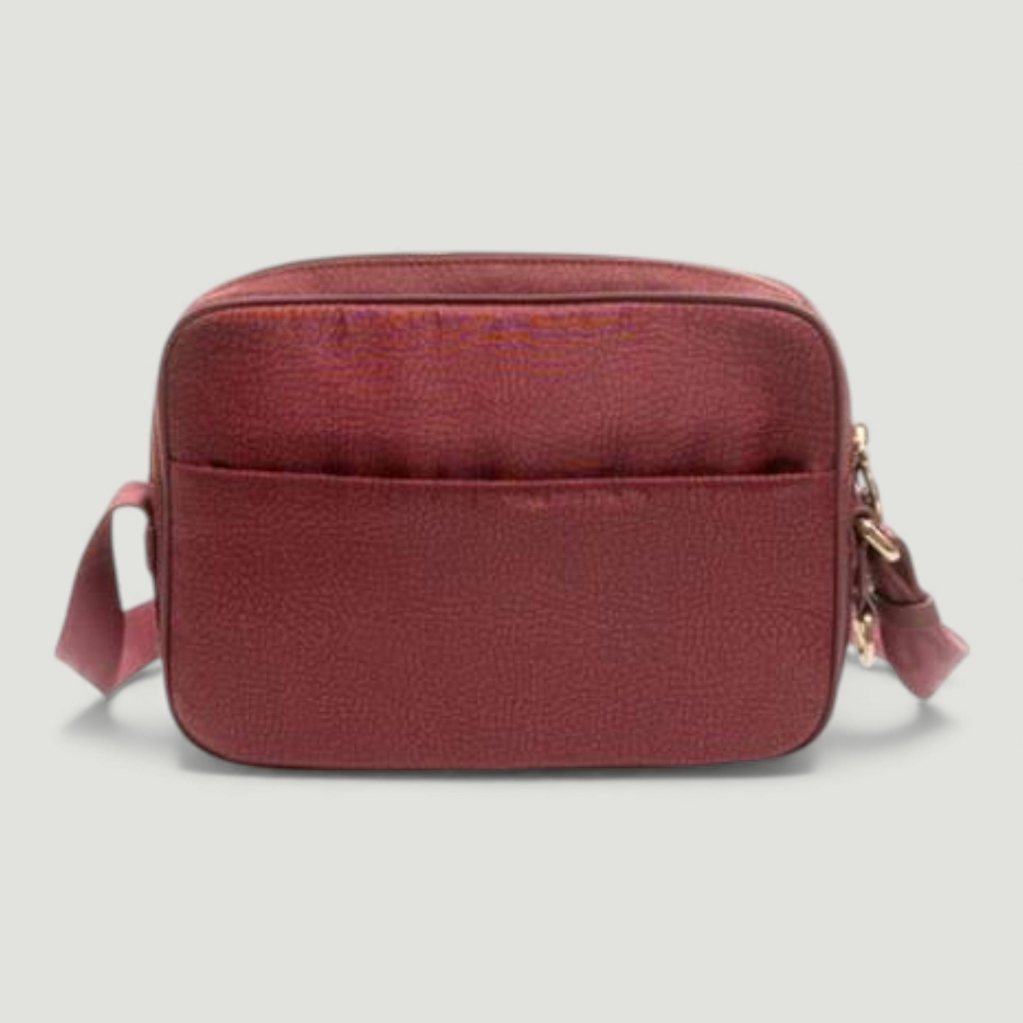 BORBONESE BORSA CAMERA CASE S. CON TASCA ANTERIORE MERLOT