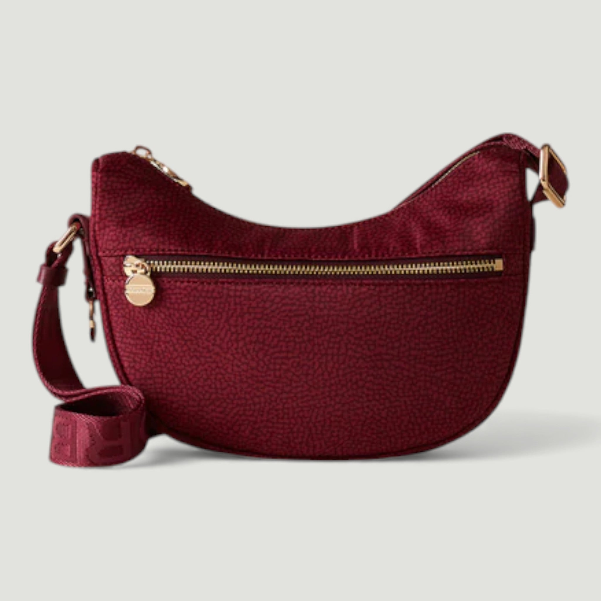 BORBONESE BORSA LUNA BAG MINI MERLOT