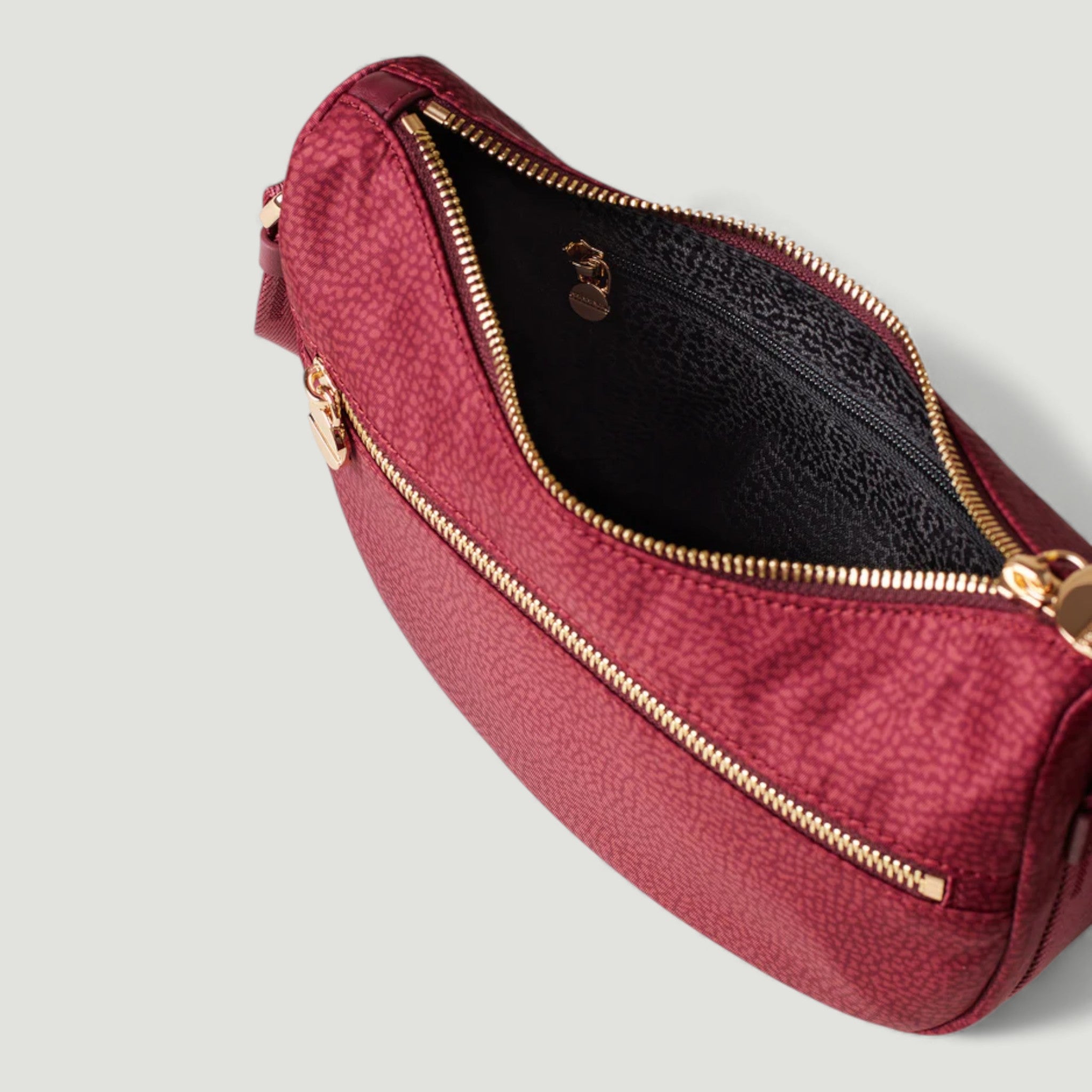 BORBONESE BORSA LUNA BAG MINI MERLOT