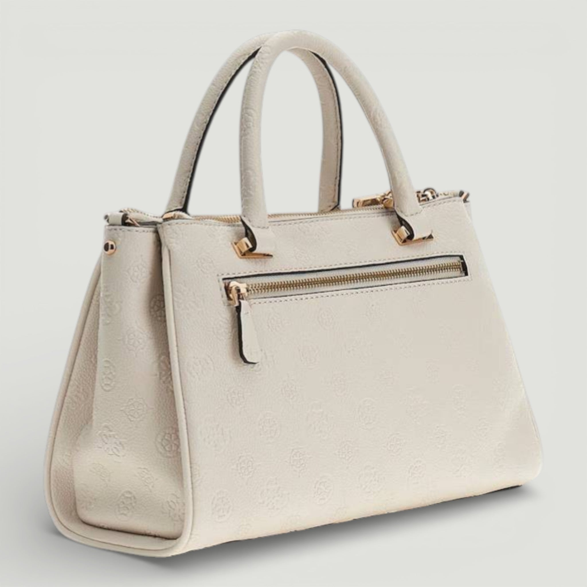 GUESS BORSA ANISE TRIPLE COMP SATCHEL STONE LOGO