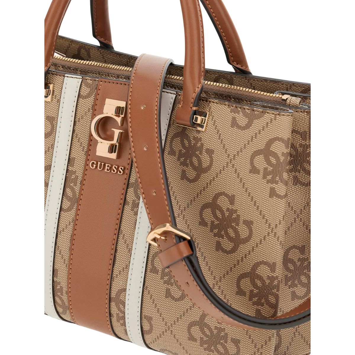 GUESS BORSA ERENIA GIRLFRIEND SATCHEL LATTE LOGO