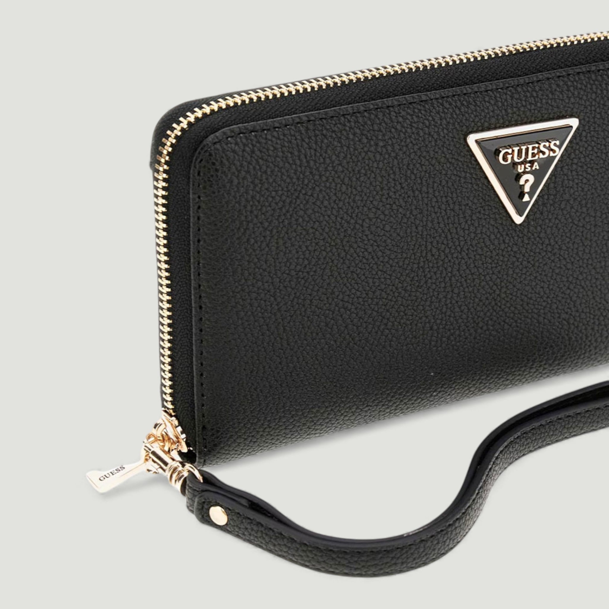GUESS PORTAFOGLIO LAUREL II SLG LARGE ZIP AROUND BLACK