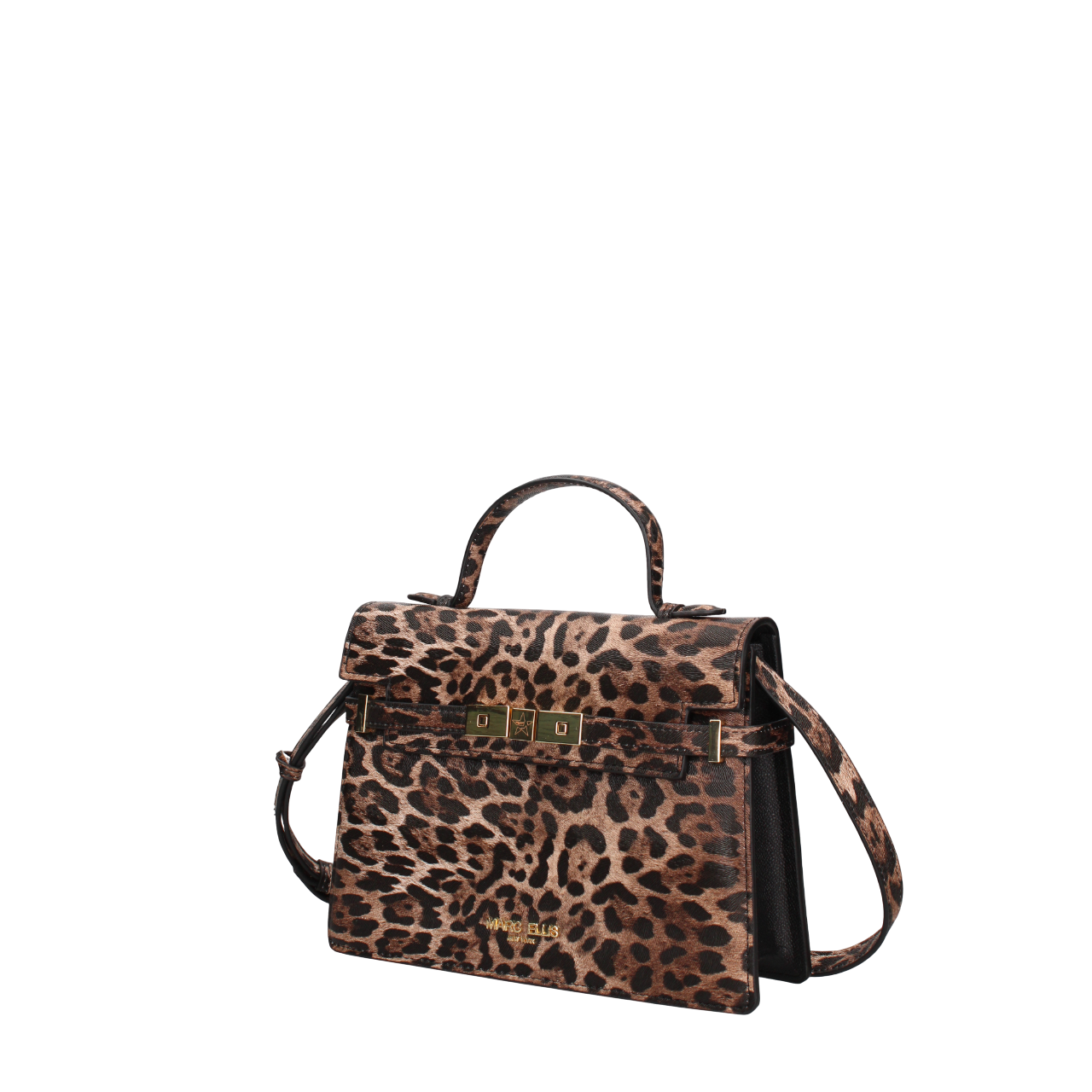 MARC ELLIS BORSA AROUND M 26 LEOPARD BLACK/LEOPARD