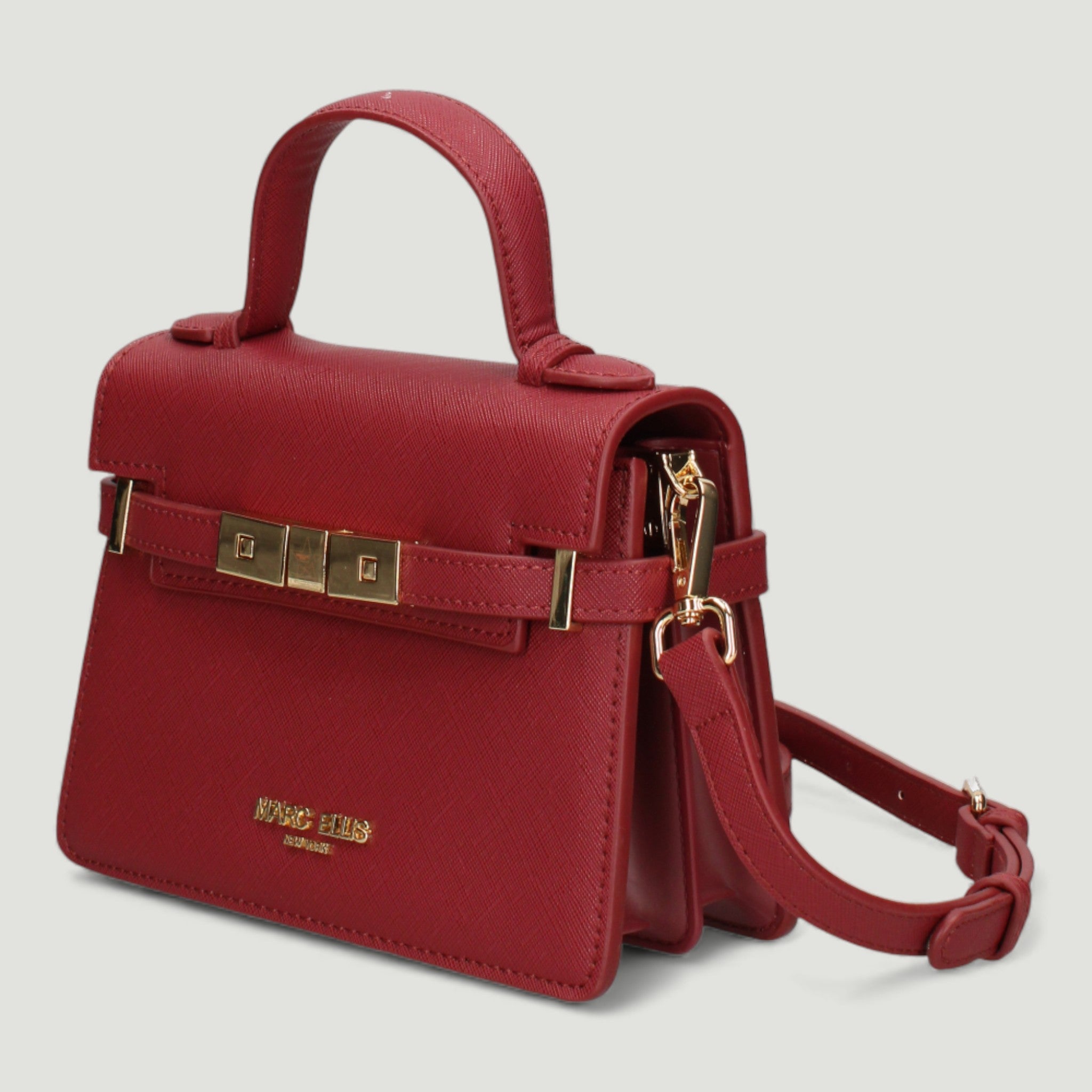 MARC ELLIS BORSA AROUND S 26 RED RED DAHLIA/LIGHT GOLD