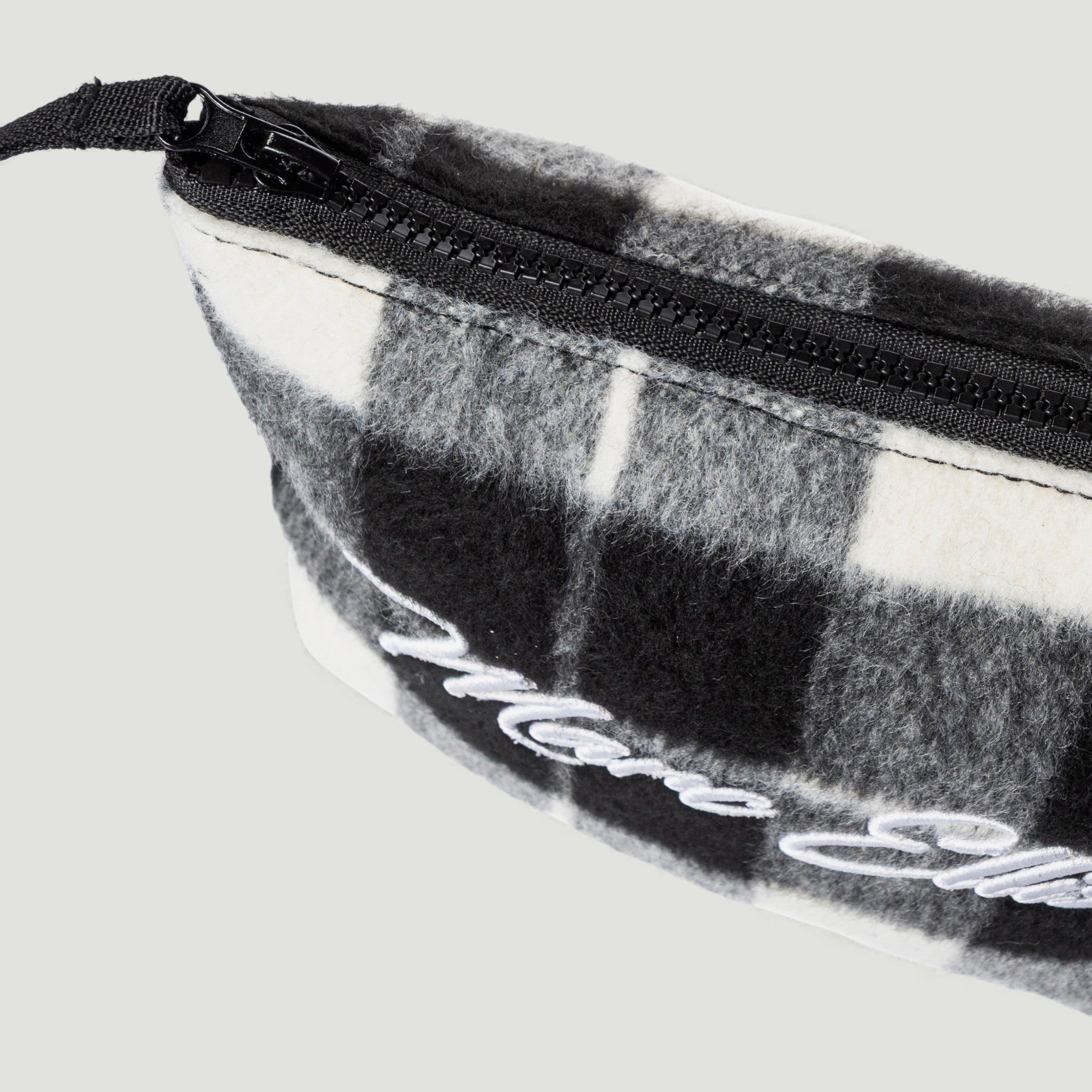 MARC ELLIS POCHETTE BUBY CHECK CLUTCH BLACK
