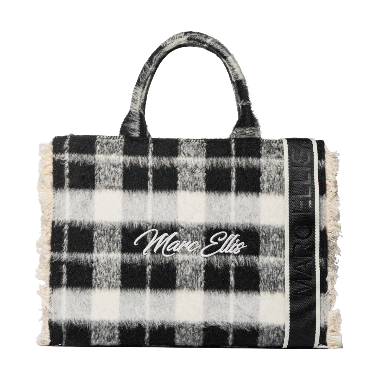 MARC ELLIS BORSA BUBY CHECK L BLACK