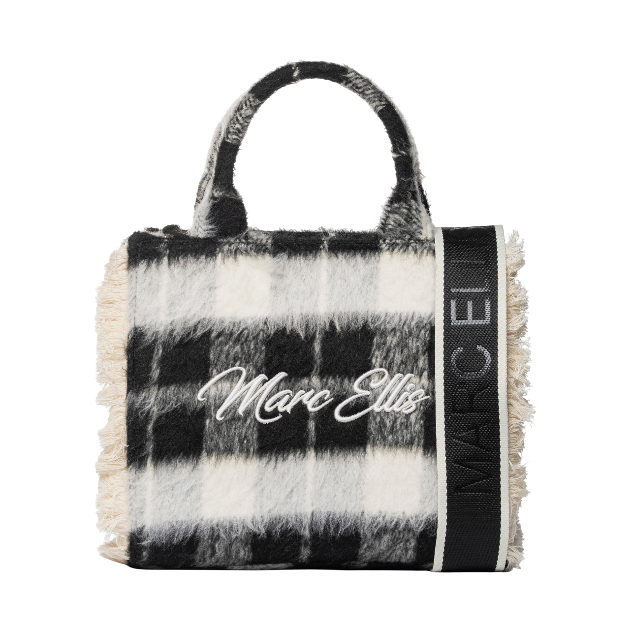 MARC ELLIS BORSA BUBY CHECK S BLACK