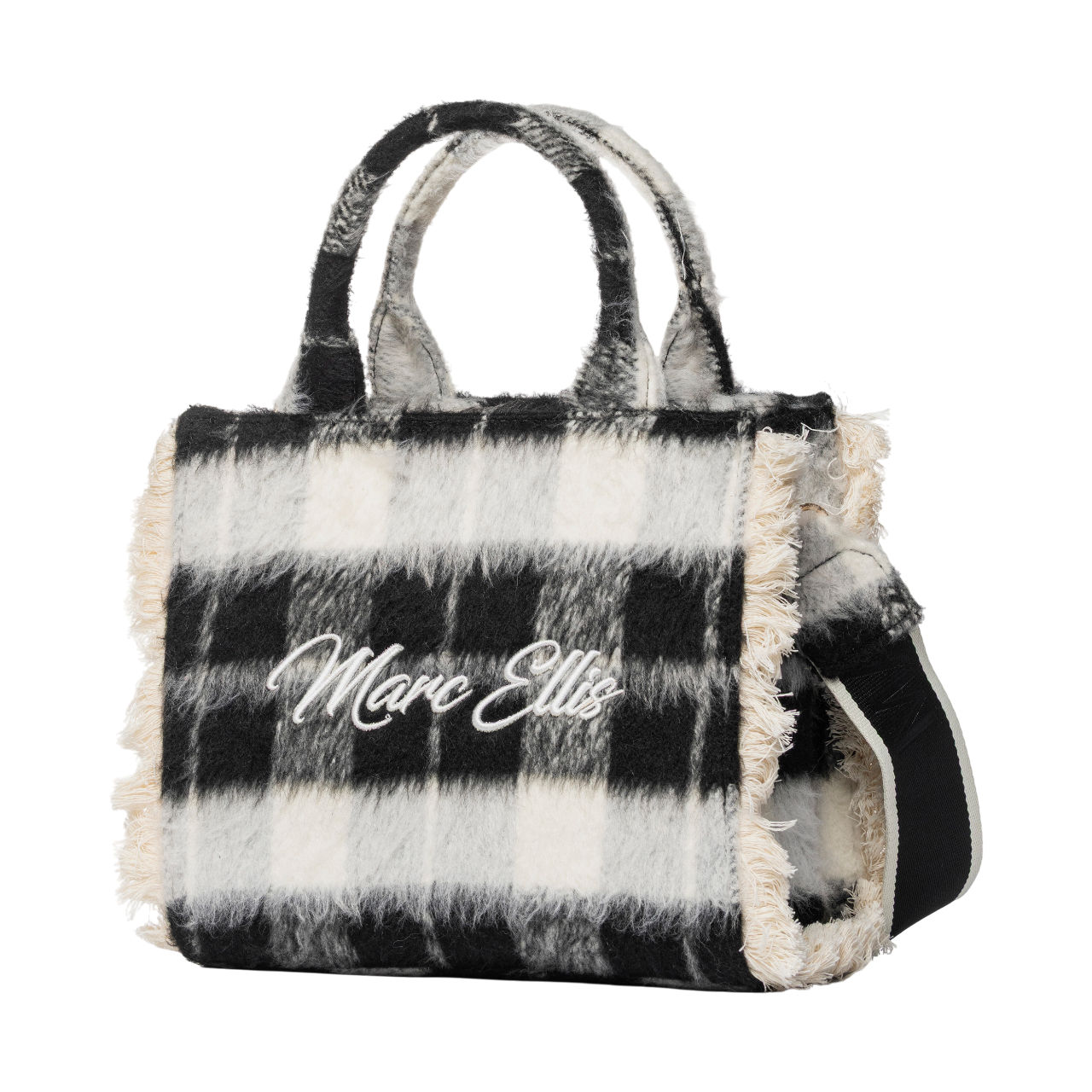 MARC ELLIS BORSA BUBY CHECK S BLACK